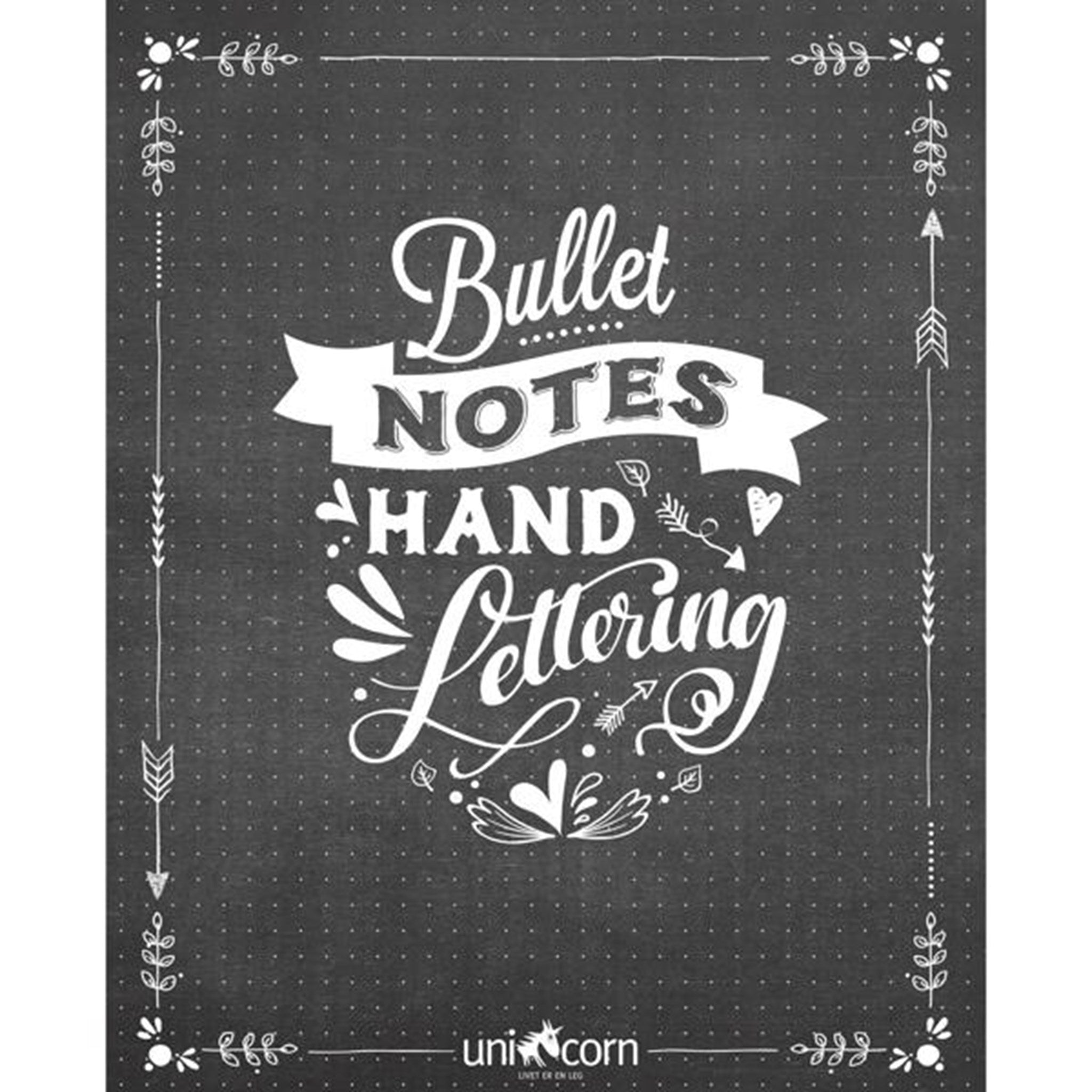 Forlaget Unicorn Handlettering Bullet Notes