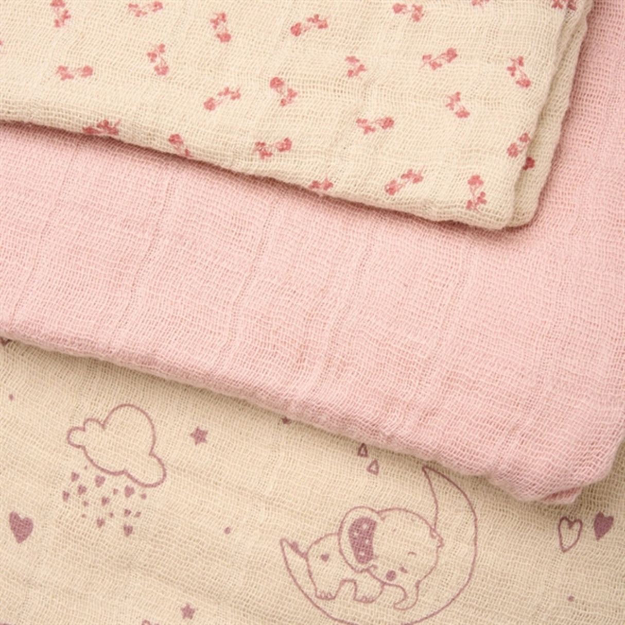 Pippi Organic Muslin Cloth 6-pack Sheer Bliss