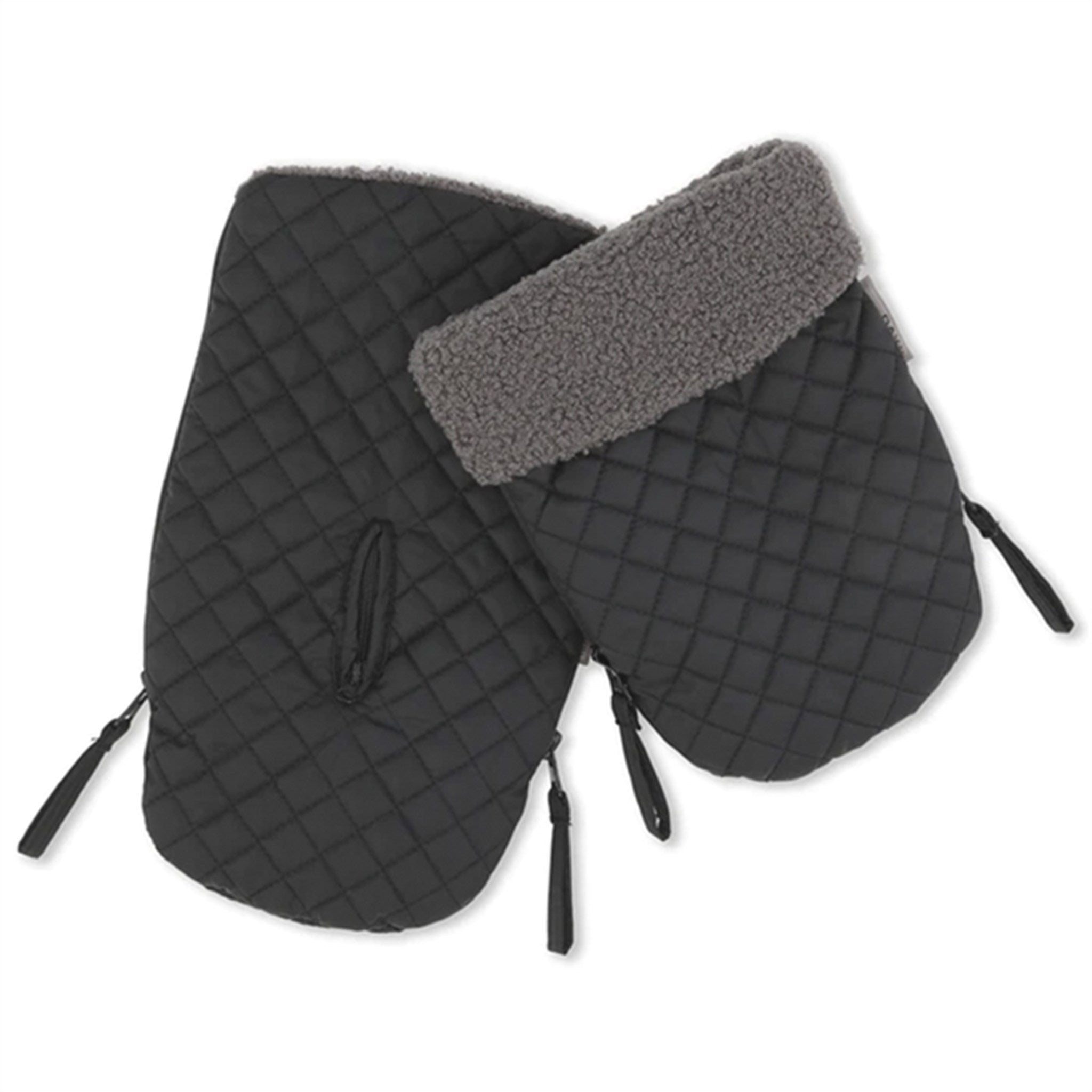 KongWalther x Day et Mini KW RE-Q Soft Hands Baby Carriage Mittens Black