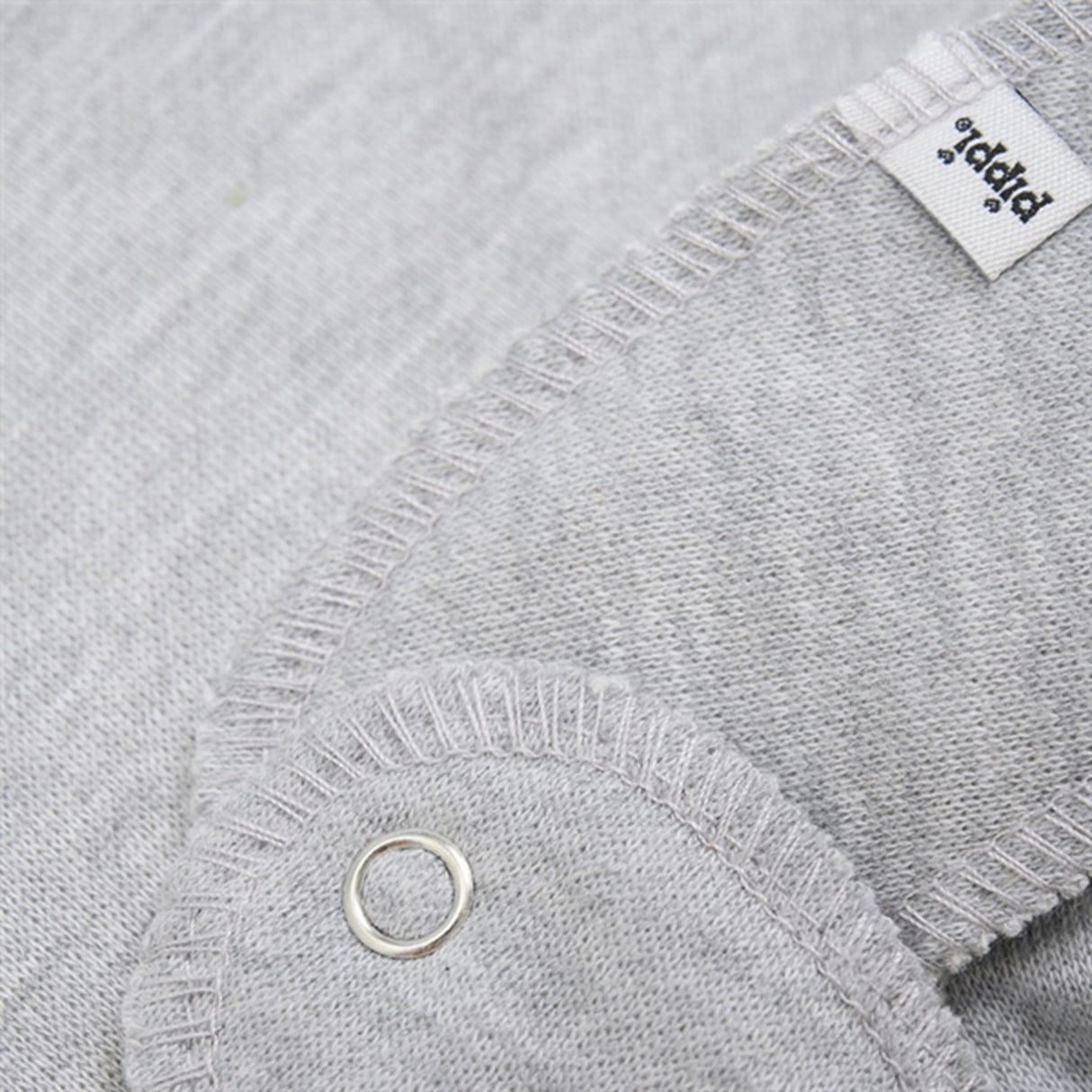 Pippi Bandana Bib Storebror Grey Melange