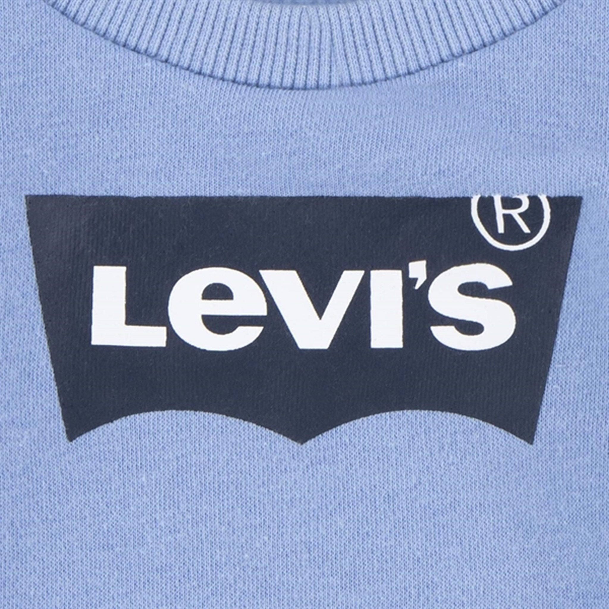 Levi's Baby Batwing Crewneck Sweatshirt Vista Blue 2