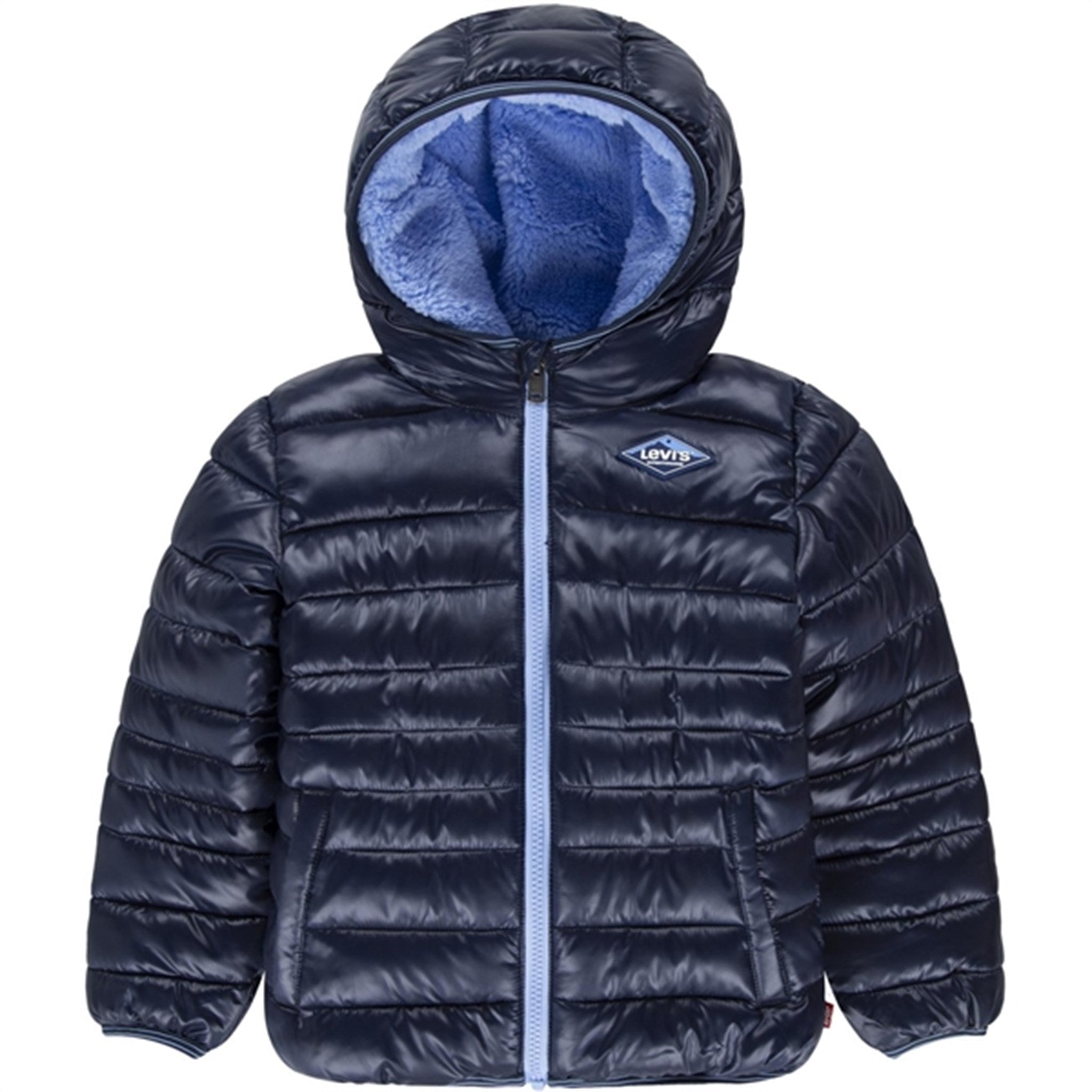 Levi's Baby Sherpa Lined Puffer Jacket Dress Blues