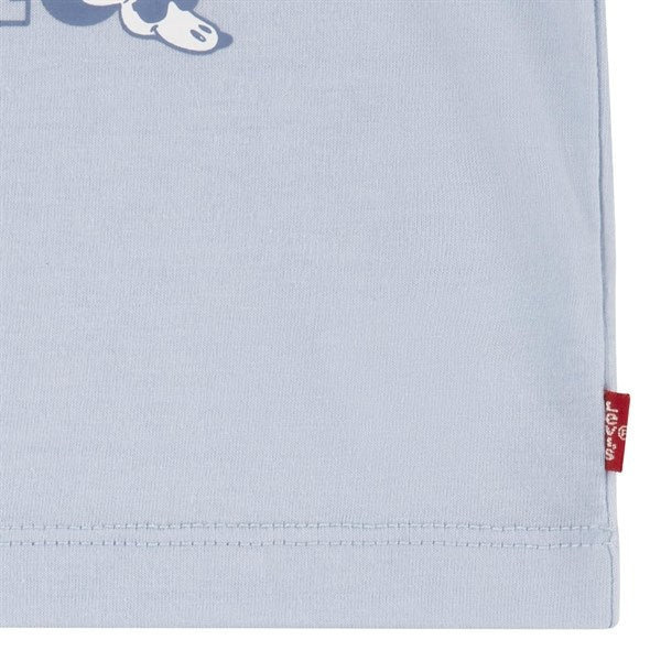 Levi's Critter Stacked T-Shirt And Shorts Niagra Mist 4
