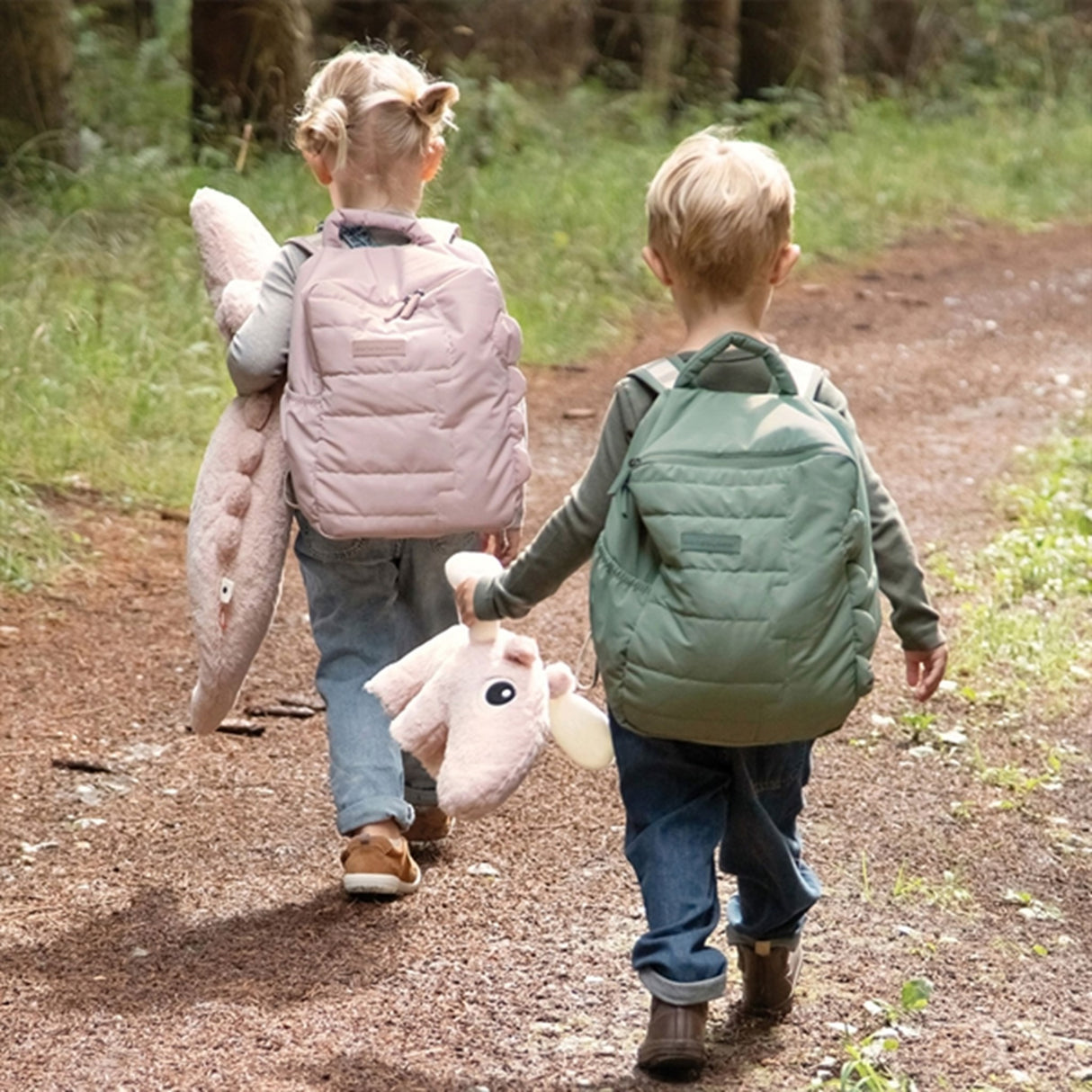 Done by Deer Backpack Croco Powder