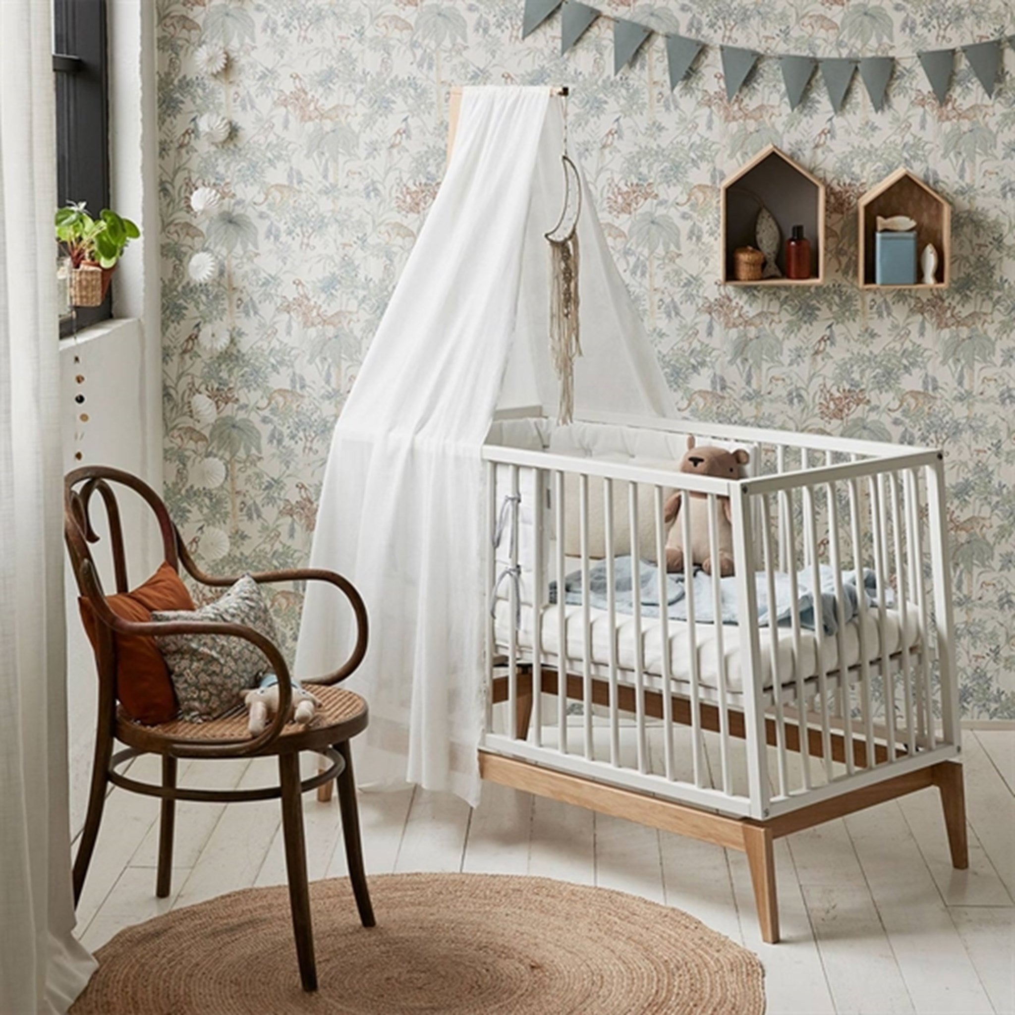 Leander Luna™ Baby Bed White/Oak 6