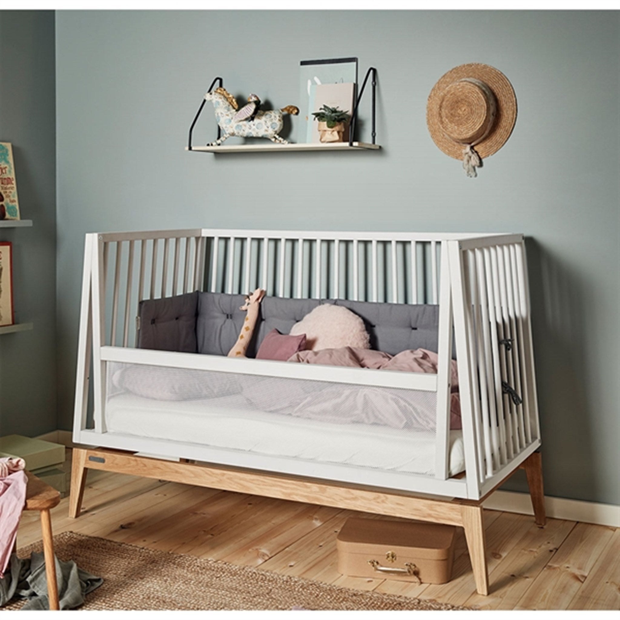 Leander Luna™ Baby Bed White/Oak 3