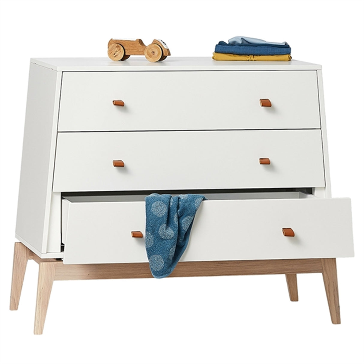 Leander Luna™ Chest of Drawers White/Oak