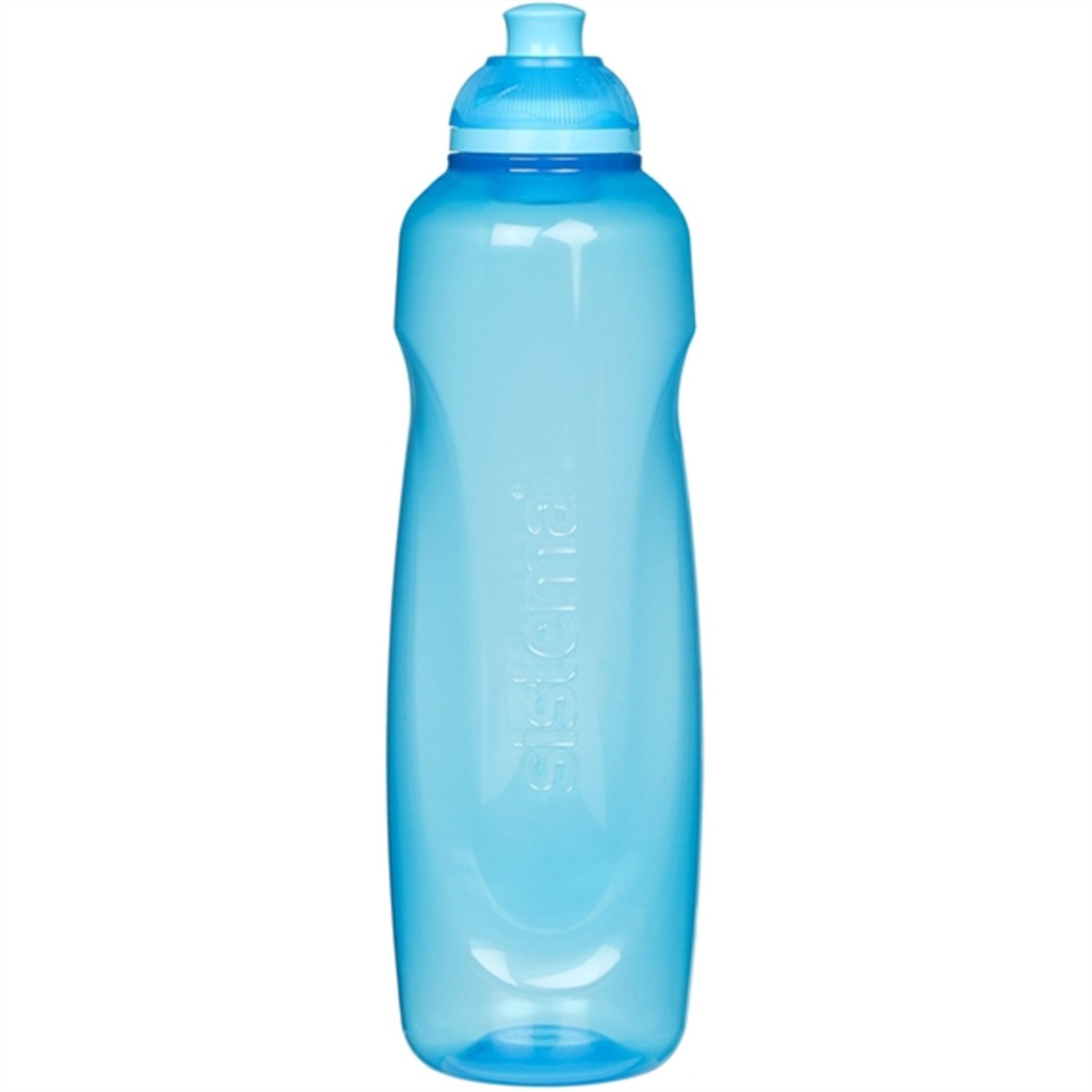 Sistema Twist 'n' Sip Helix Water Bottle 600 ml Blue