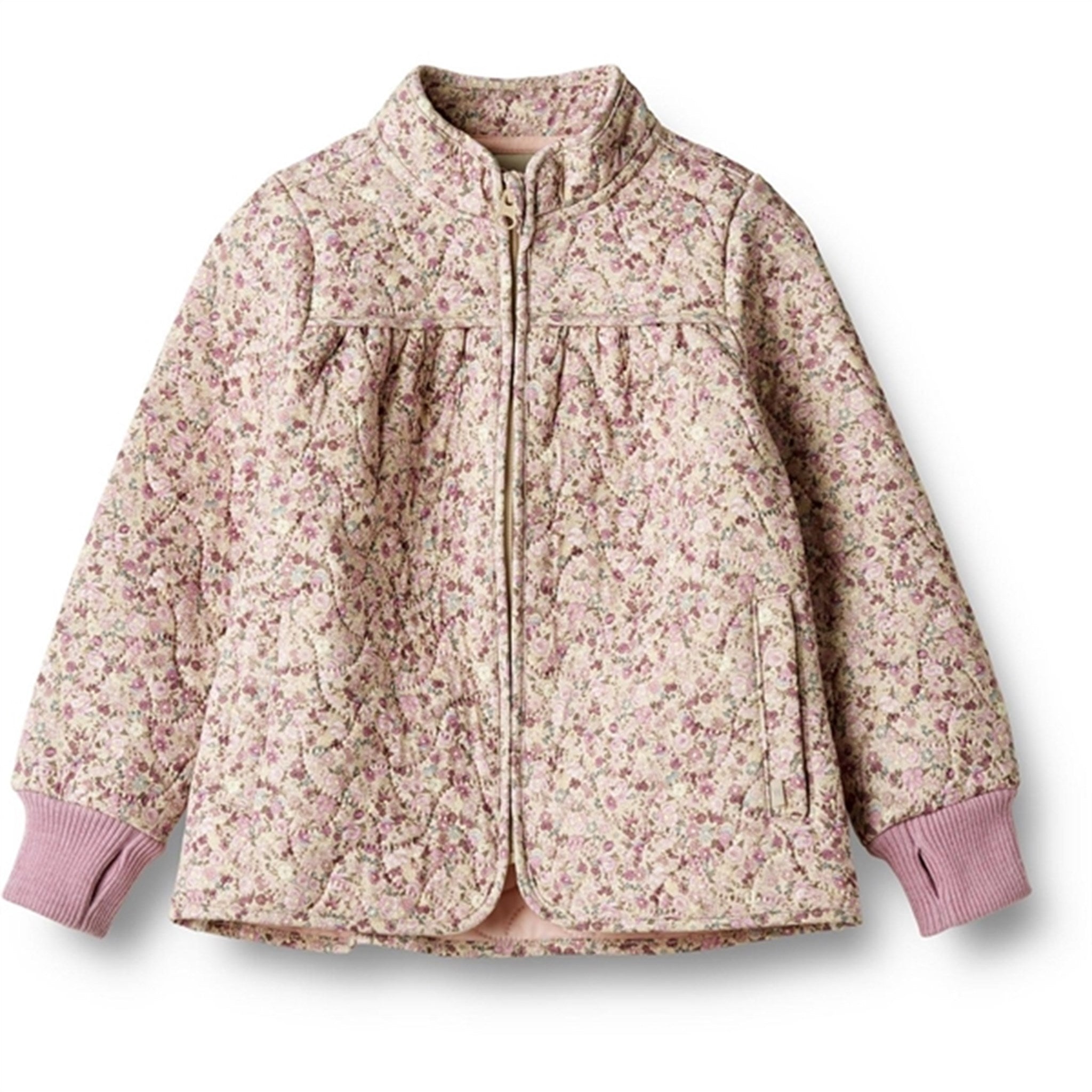 Wheat Thermo Clam Multi Flowers Jacket Thilde 2