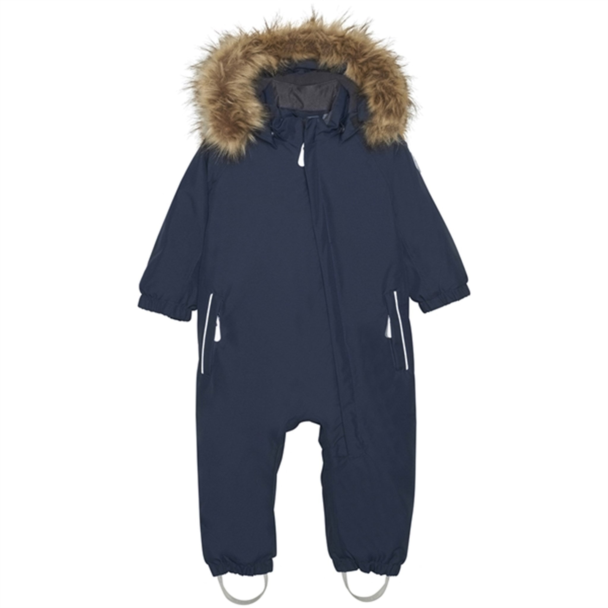 Color Kids Coverall w. Faux Fur Total Eclipse