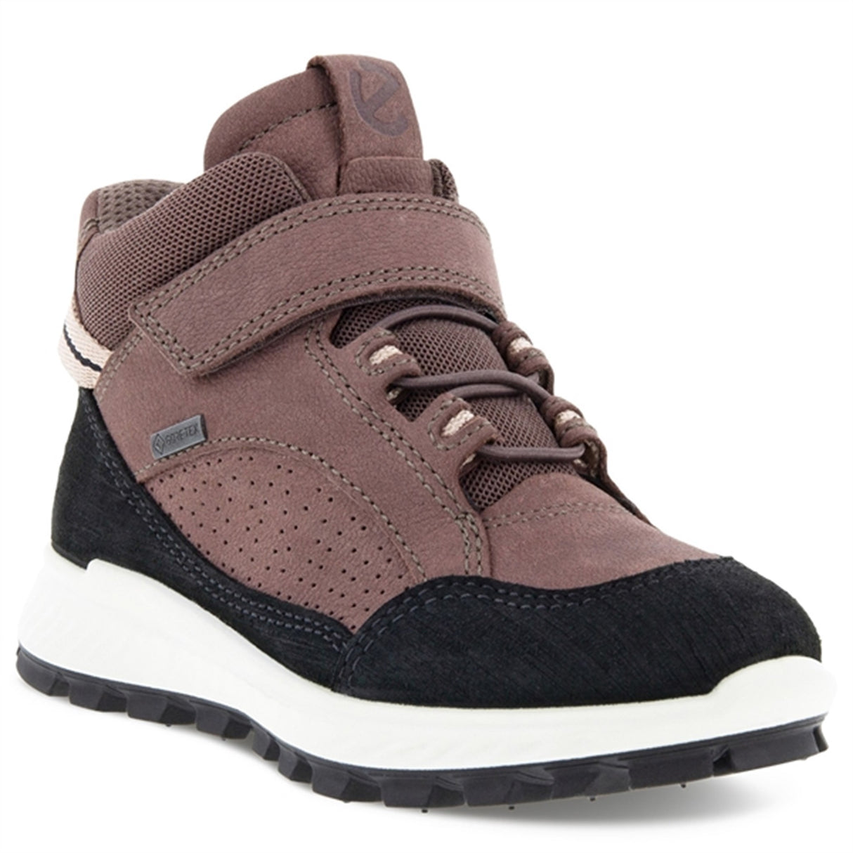 Ecco Exostrike Kids Ankle Boot Black/Dusty Purple/Dusty Purple