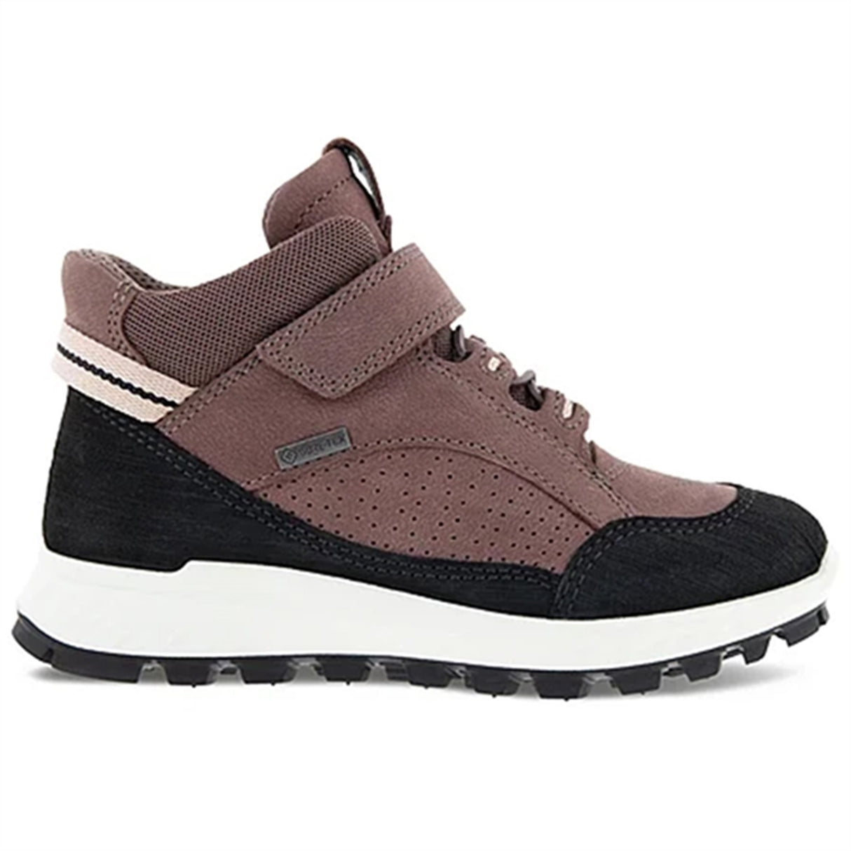 Ecco Exostrike Kids Ankle Boot Black/Dusty Purple/Dusty Purple 2