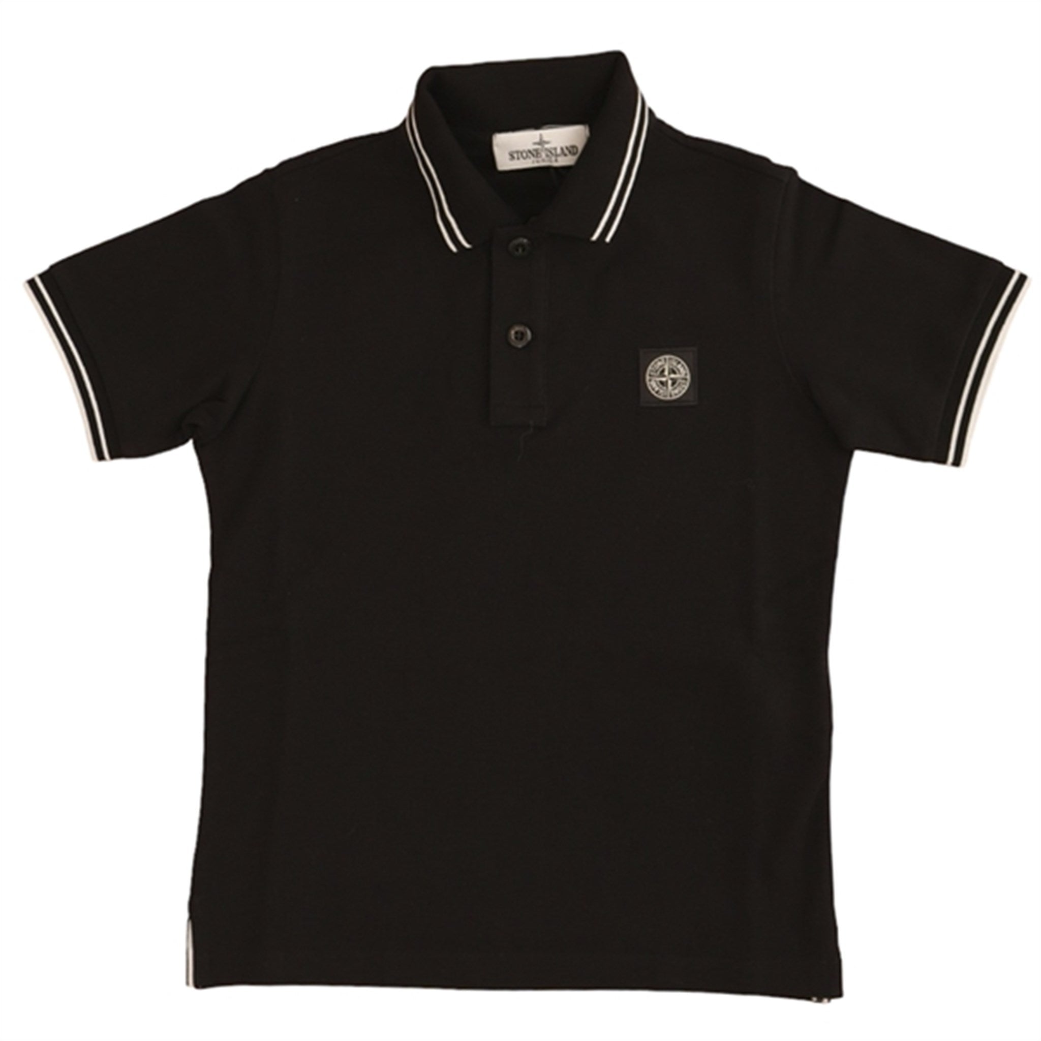Stone Island Junior Polo Shirt Black