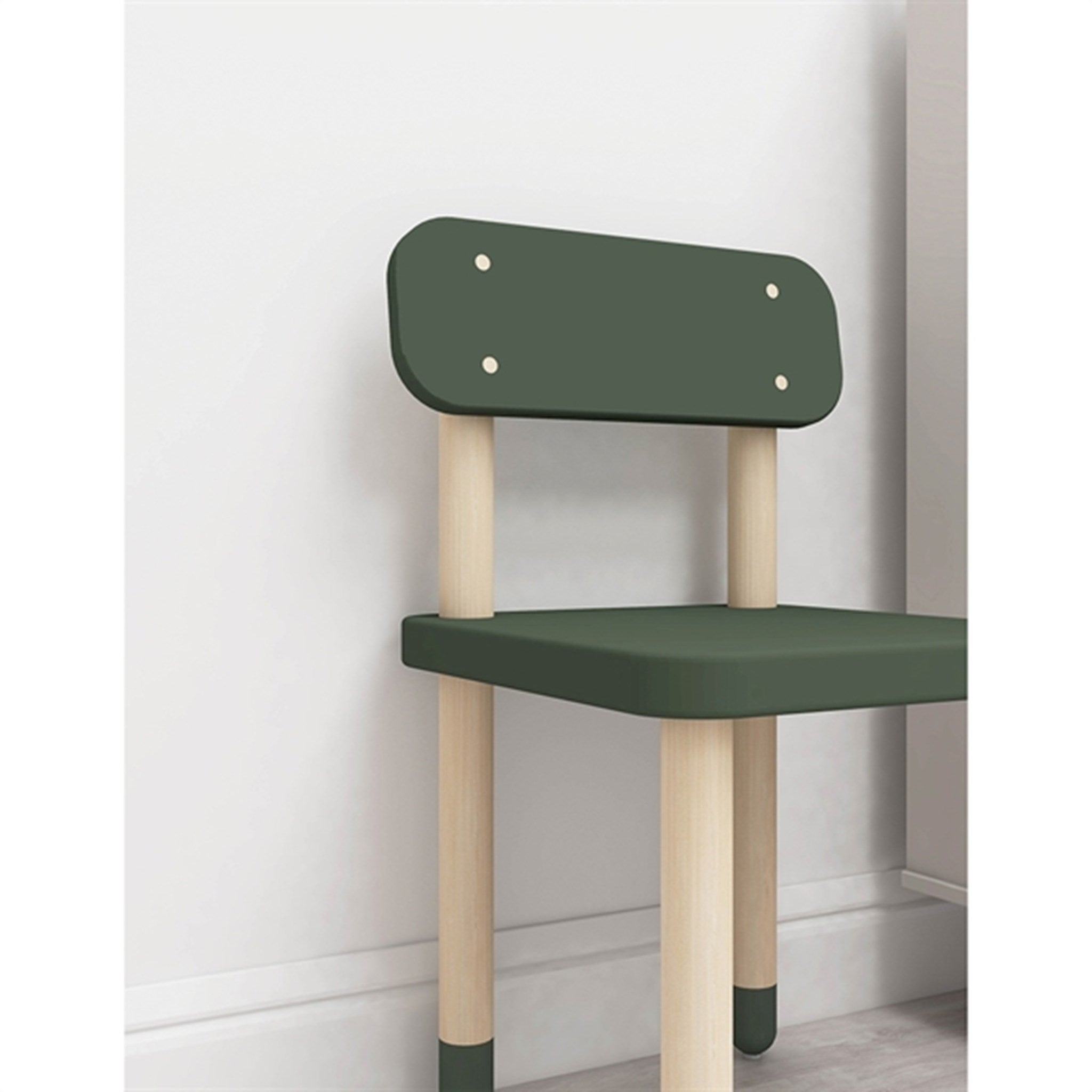 Flexa Dots Chair Deep Green 3