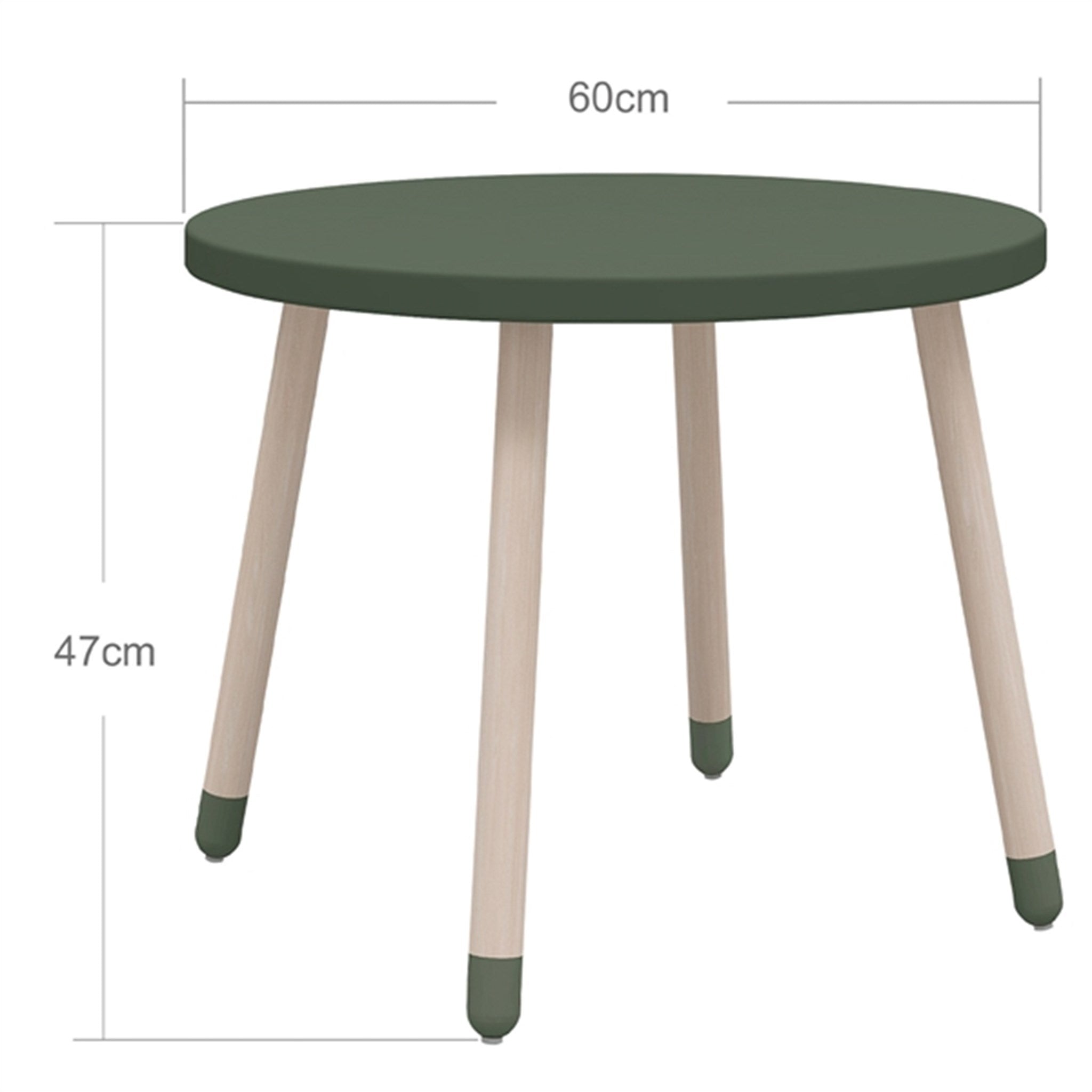 Flexa Dots Table Ø60 cm Deep Green 4