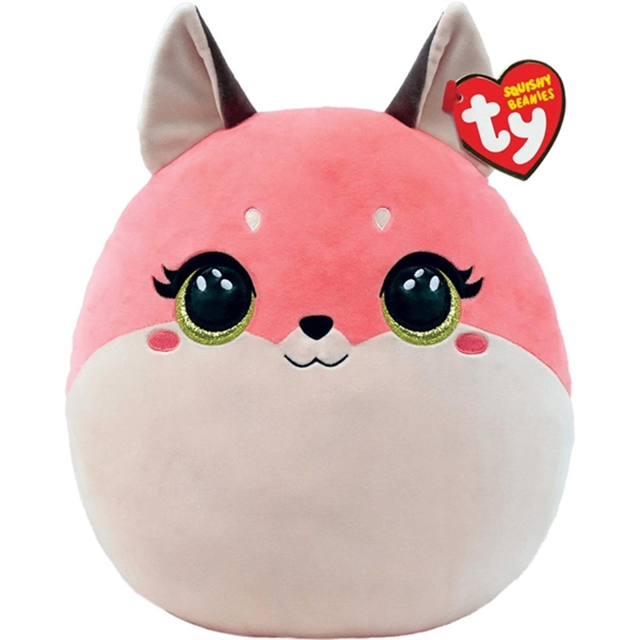 TY Squishy Beanies Roxie - Pink Fox Squish 25cm