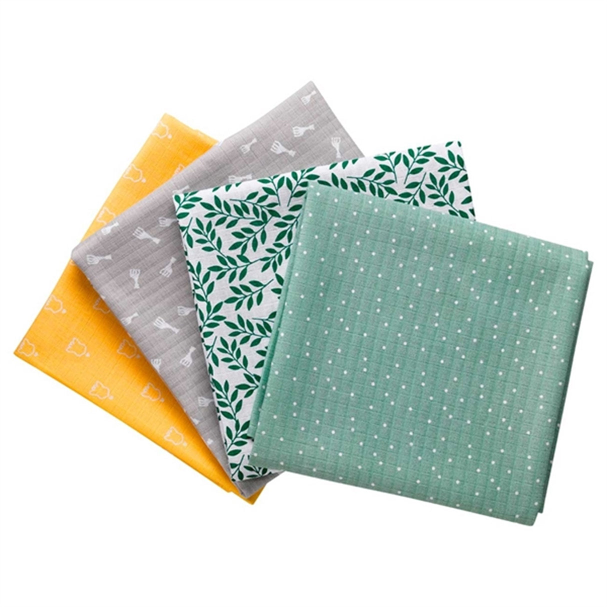 Sophie la Girafe 4 Colored Swaddles Set