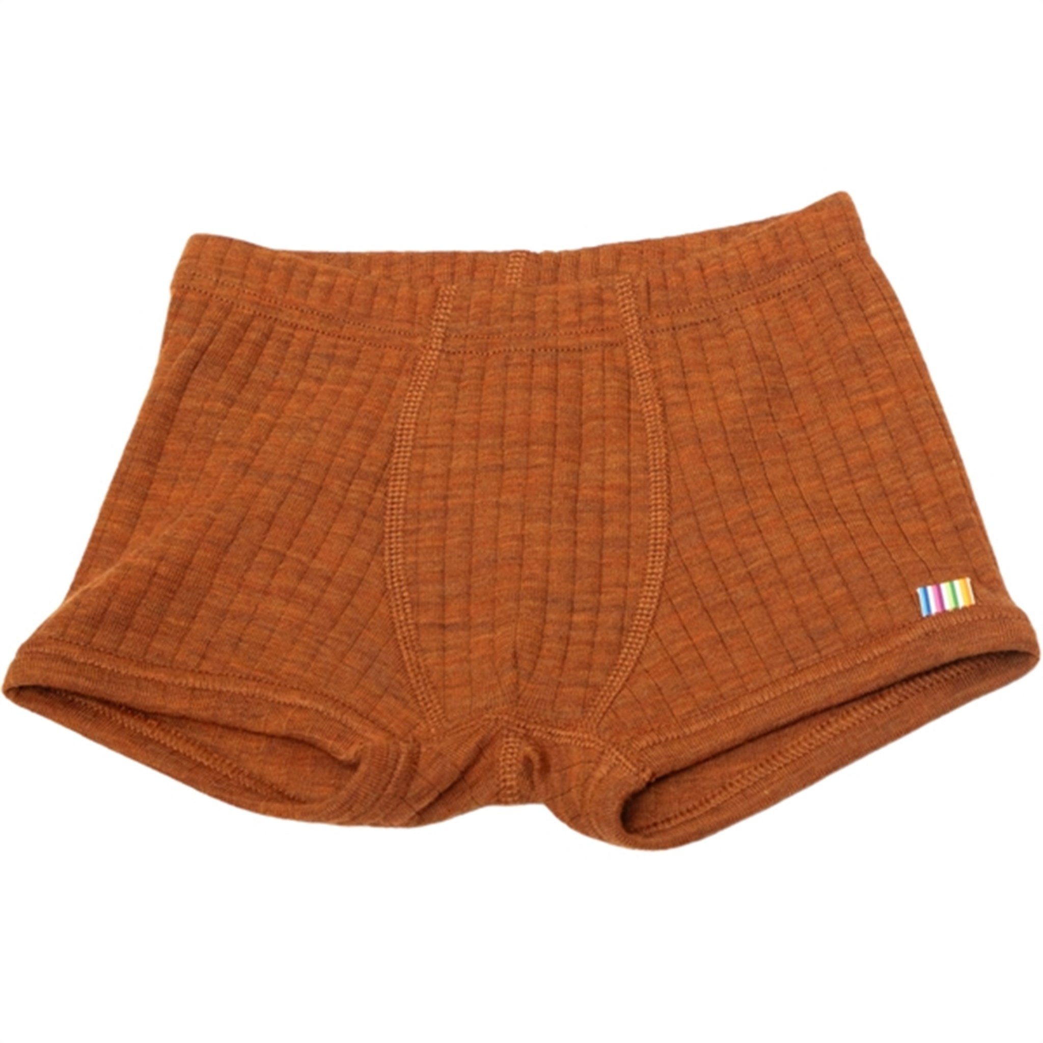 Joha Wool Orange Boxershorts Basic