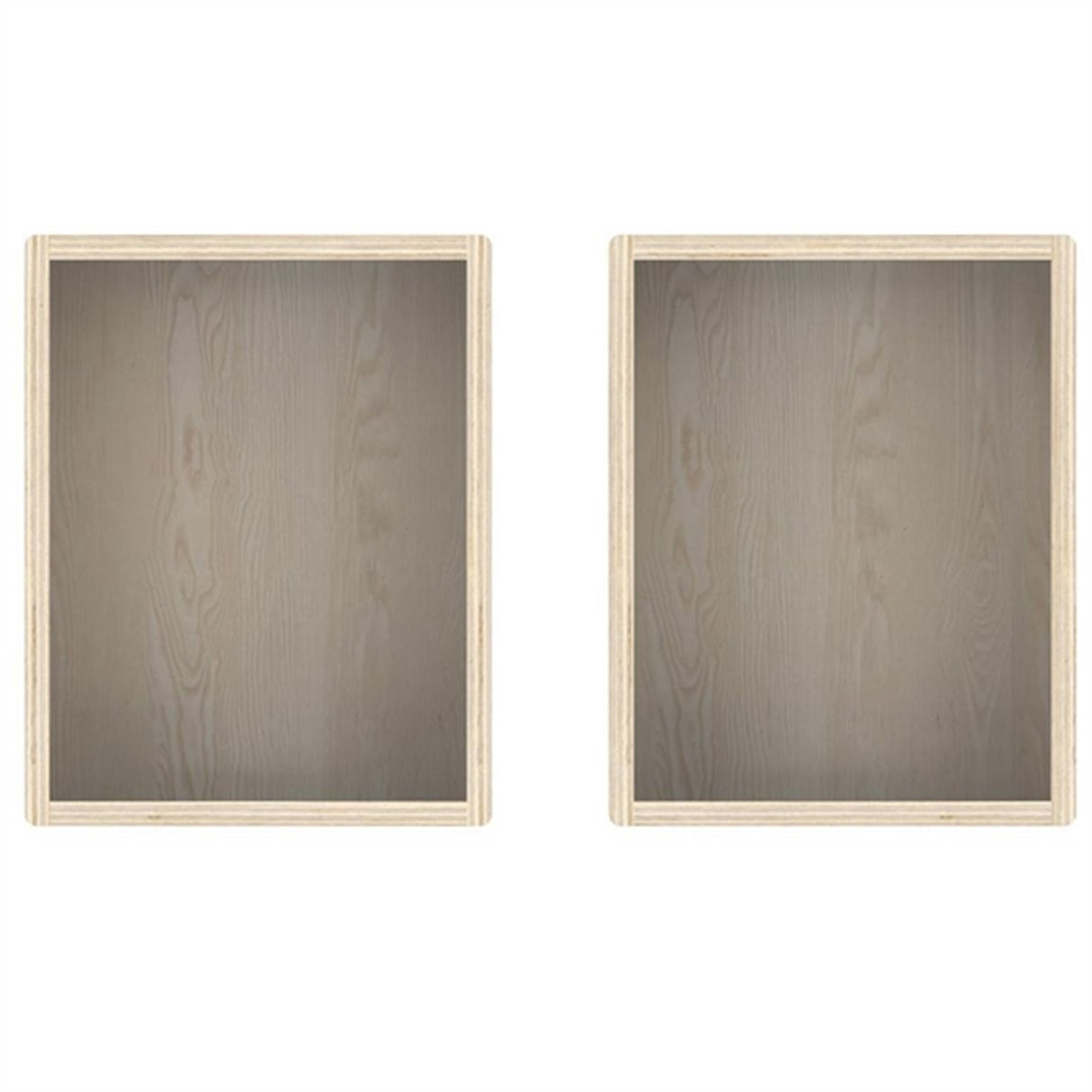 FLEXA PLAY Wooden Storage Box Set Mini Natural