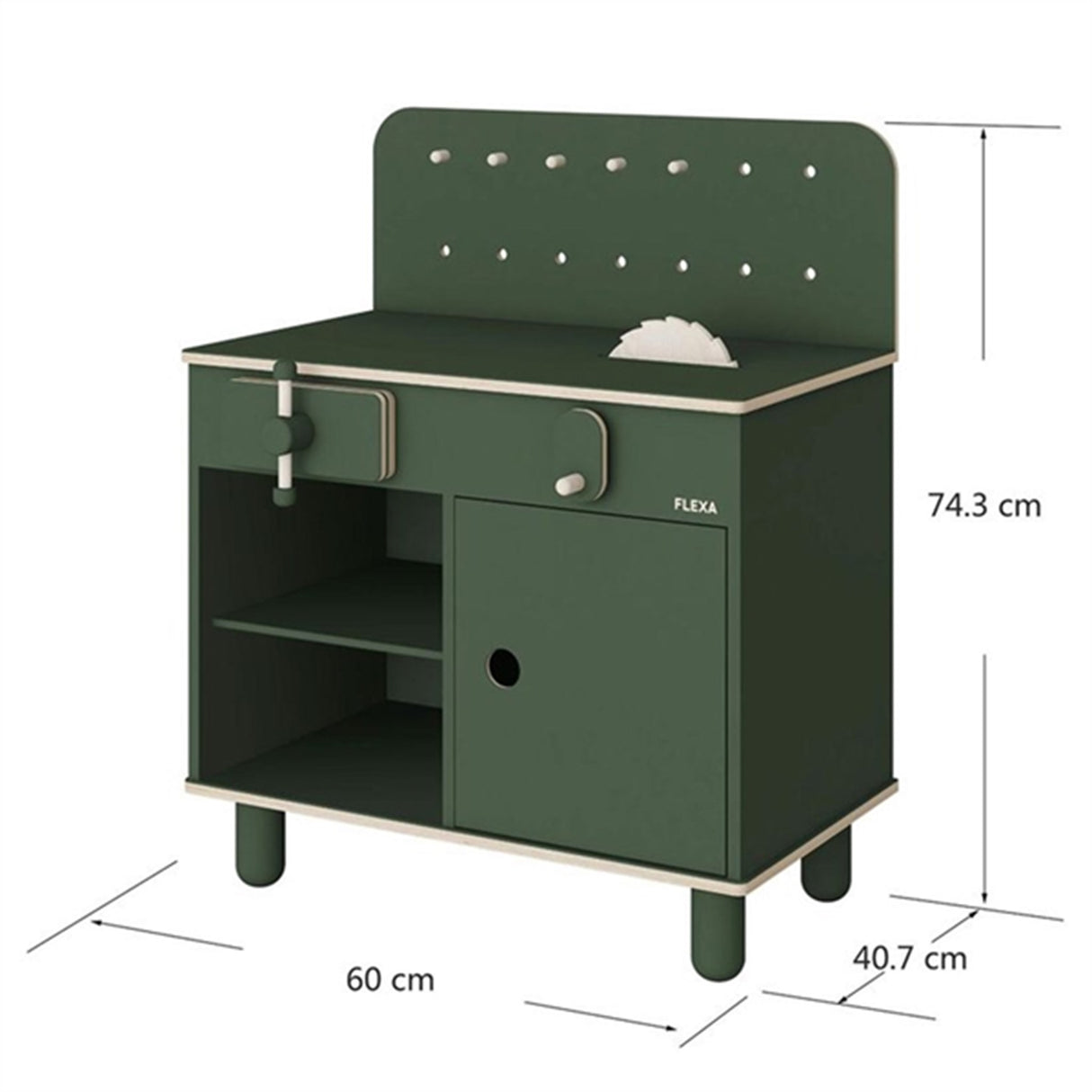 FLEXA PLAY The Workbench Green