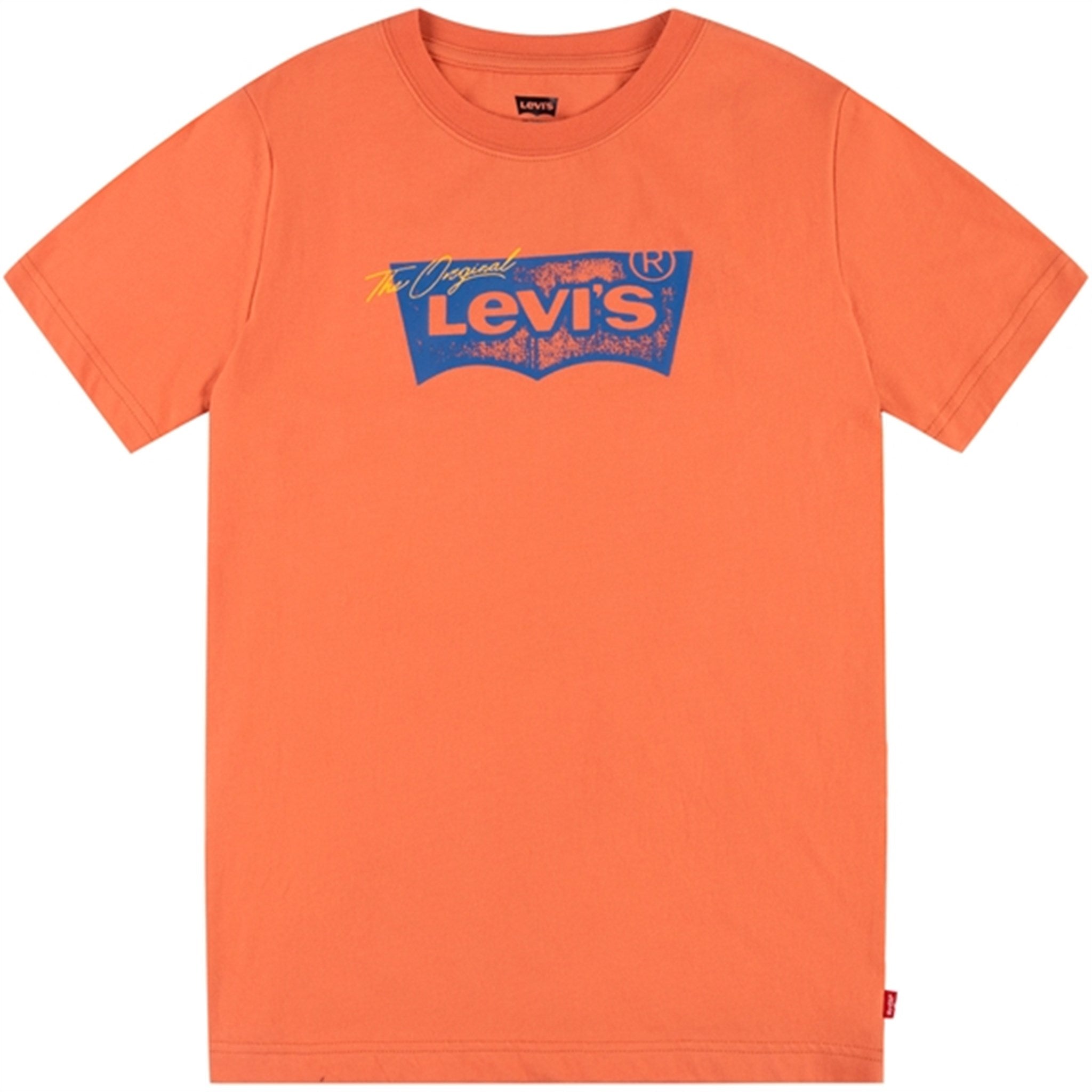 Levi's Distressed Batwing T-shirt Orange