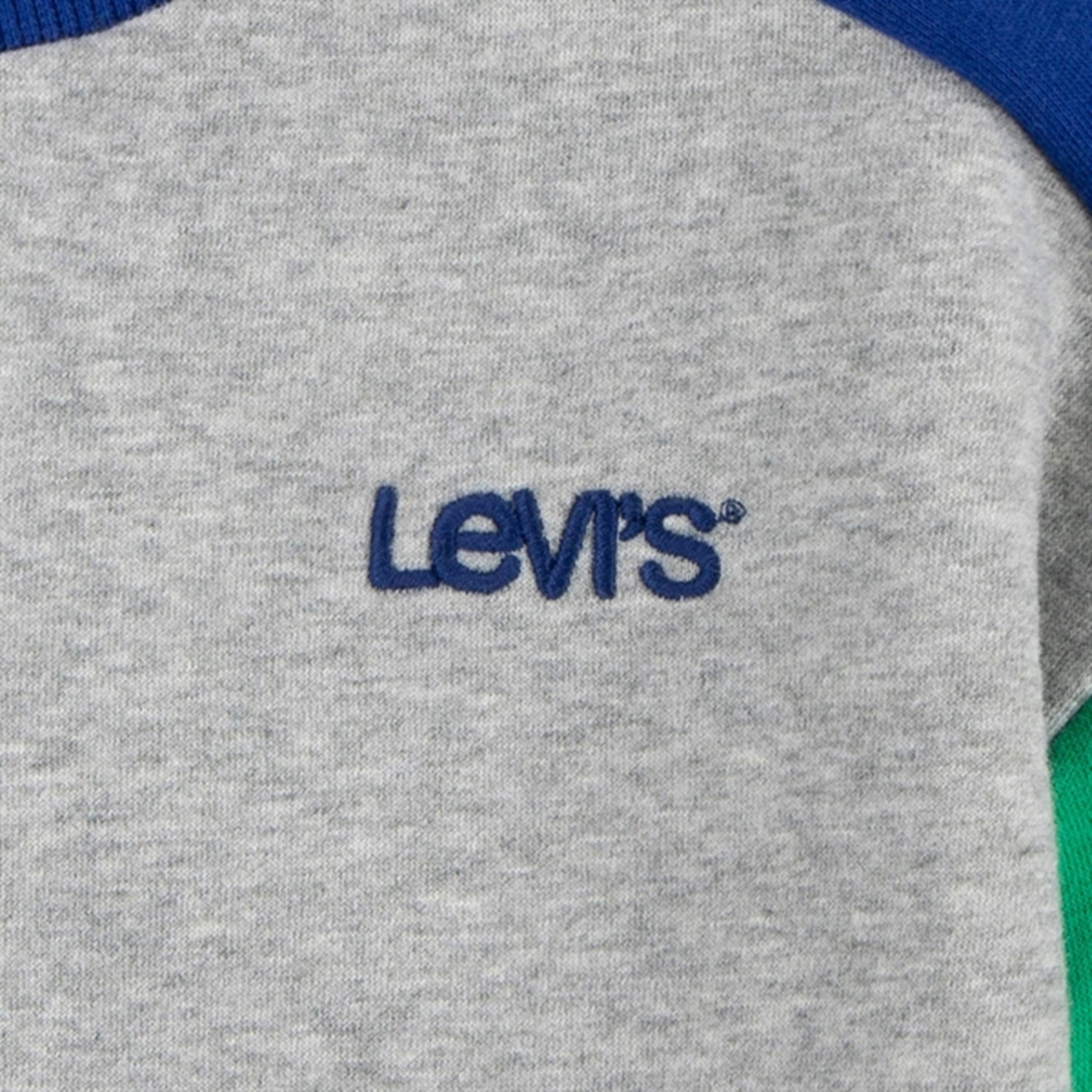 Levi's Colorblock Crewneck Sweatshirt Grey Heather 4