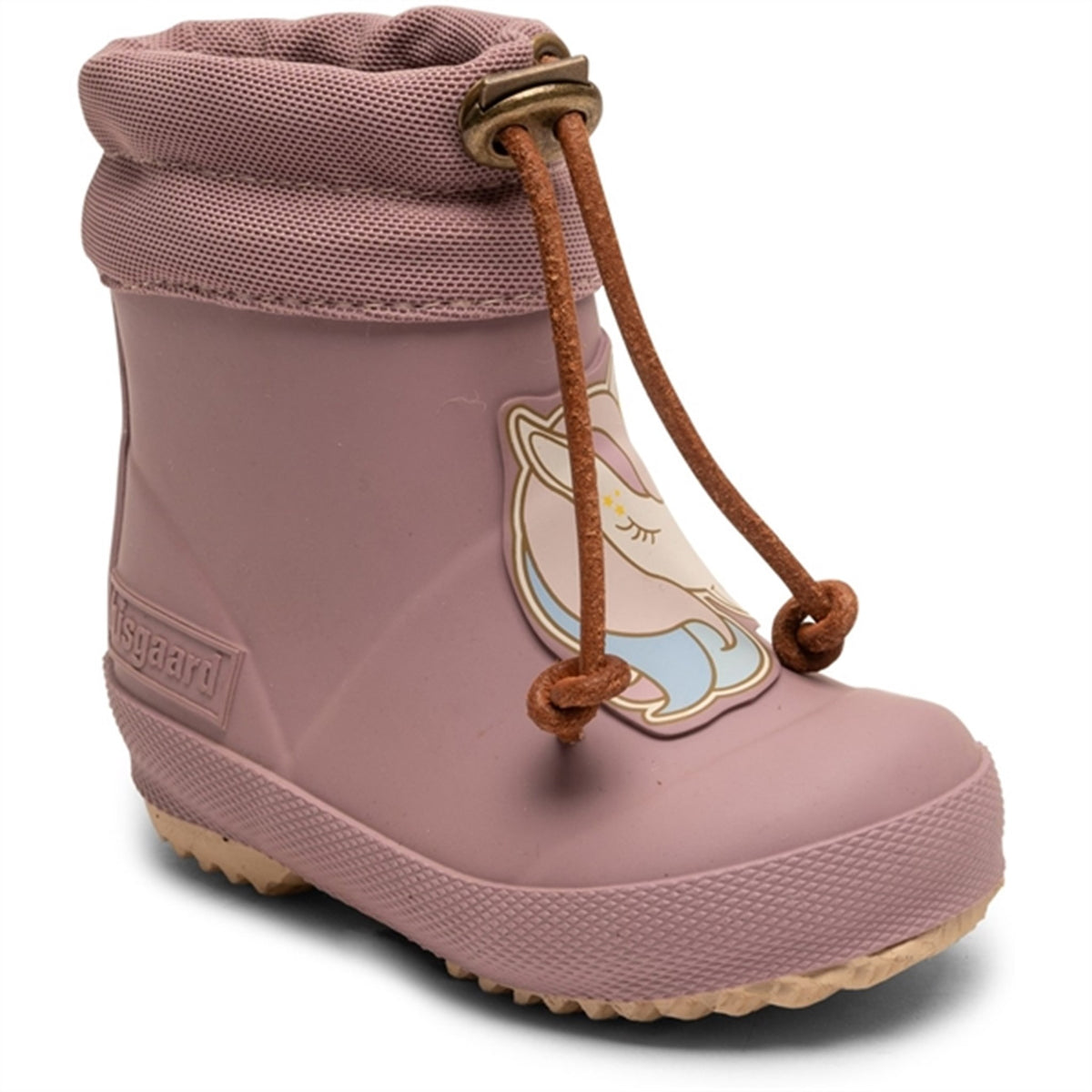 Bisgaard Stivali Di Gomma Unisex Baby Rubber Per Bambini - Impermeabili, Fodera In Cotone, Suola Antiscivolo - Colore Oliva, Taglia 25 EU
