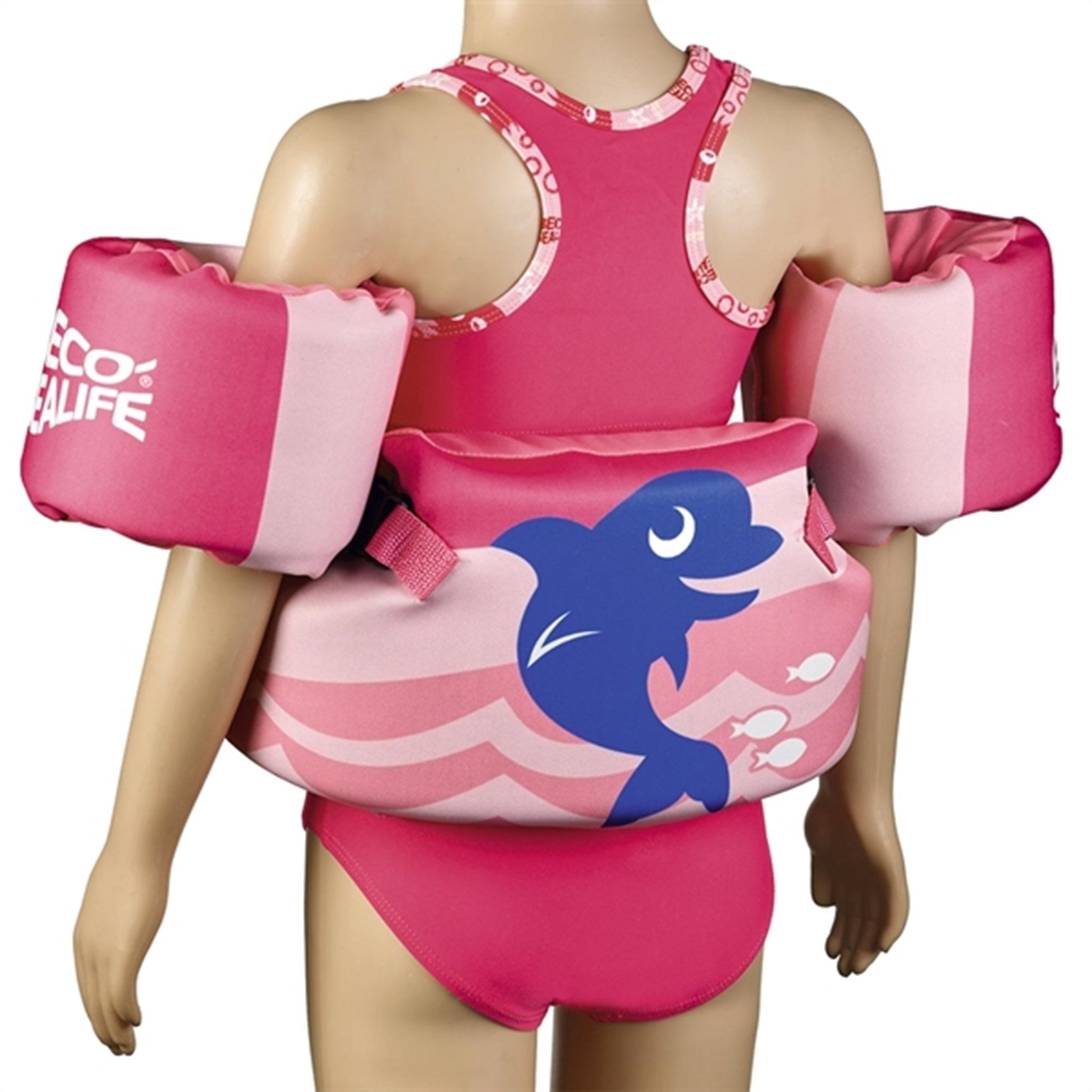 BECO Sealife Neopren Learn-To-Swim Set Pink 2