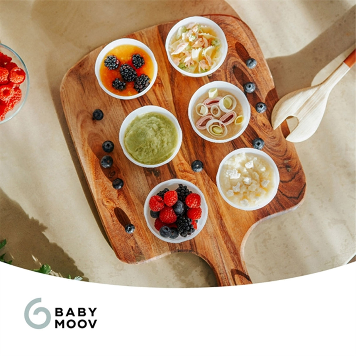 Babymoov ECO Food Containers - 8x 250ml + 8x 180ml