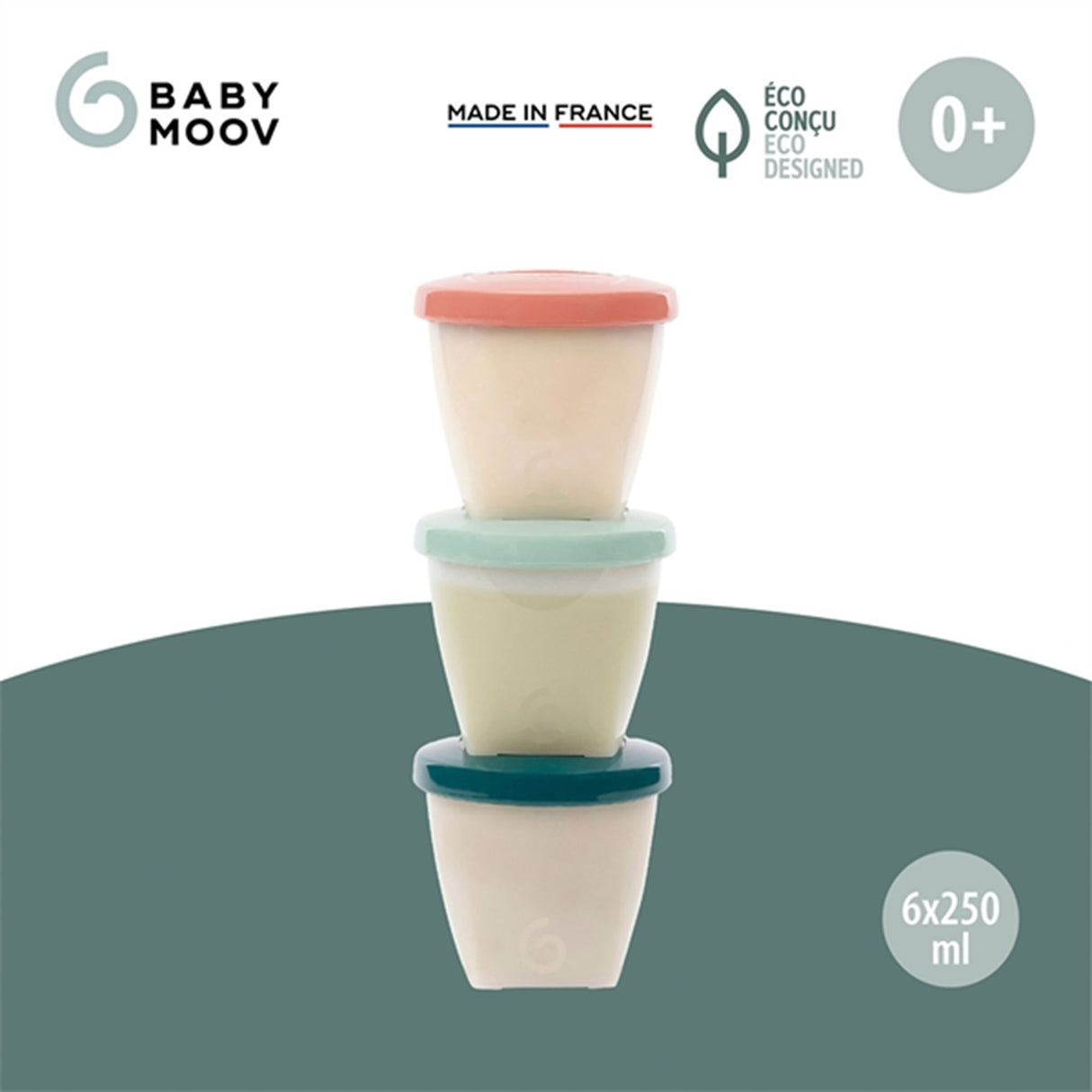 Babymoov ECO Food Container - 6x 250ml