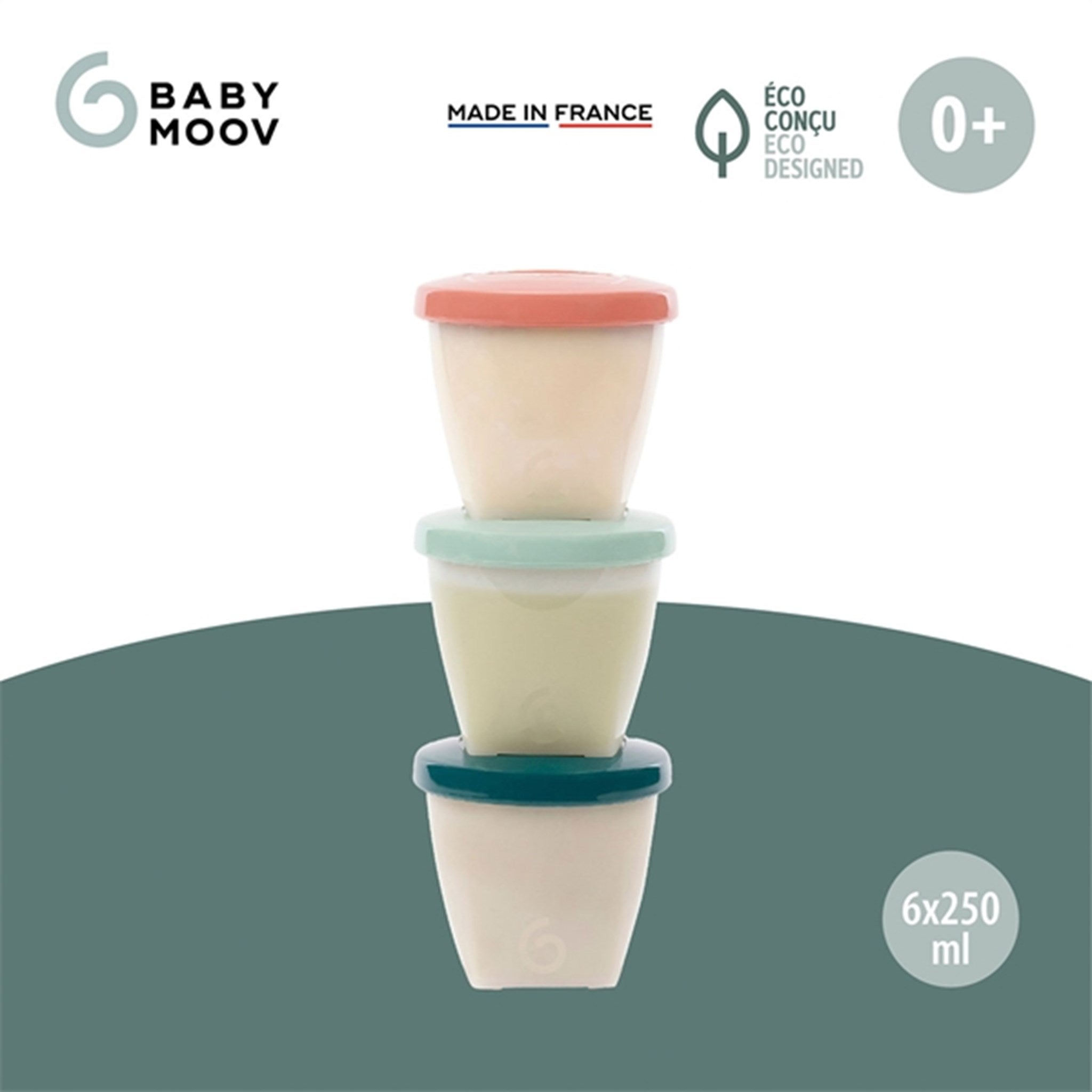 Babymoov ECO Food Container - 6x 250ml 5