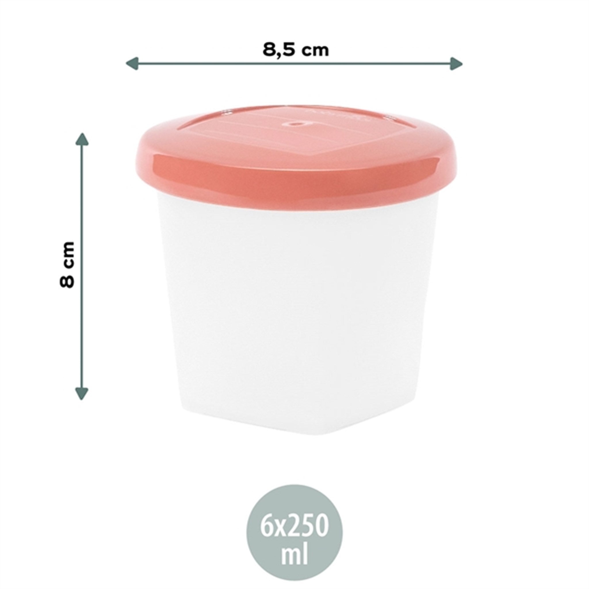 Babymoov ECO Food Container - 6x 250ml 4