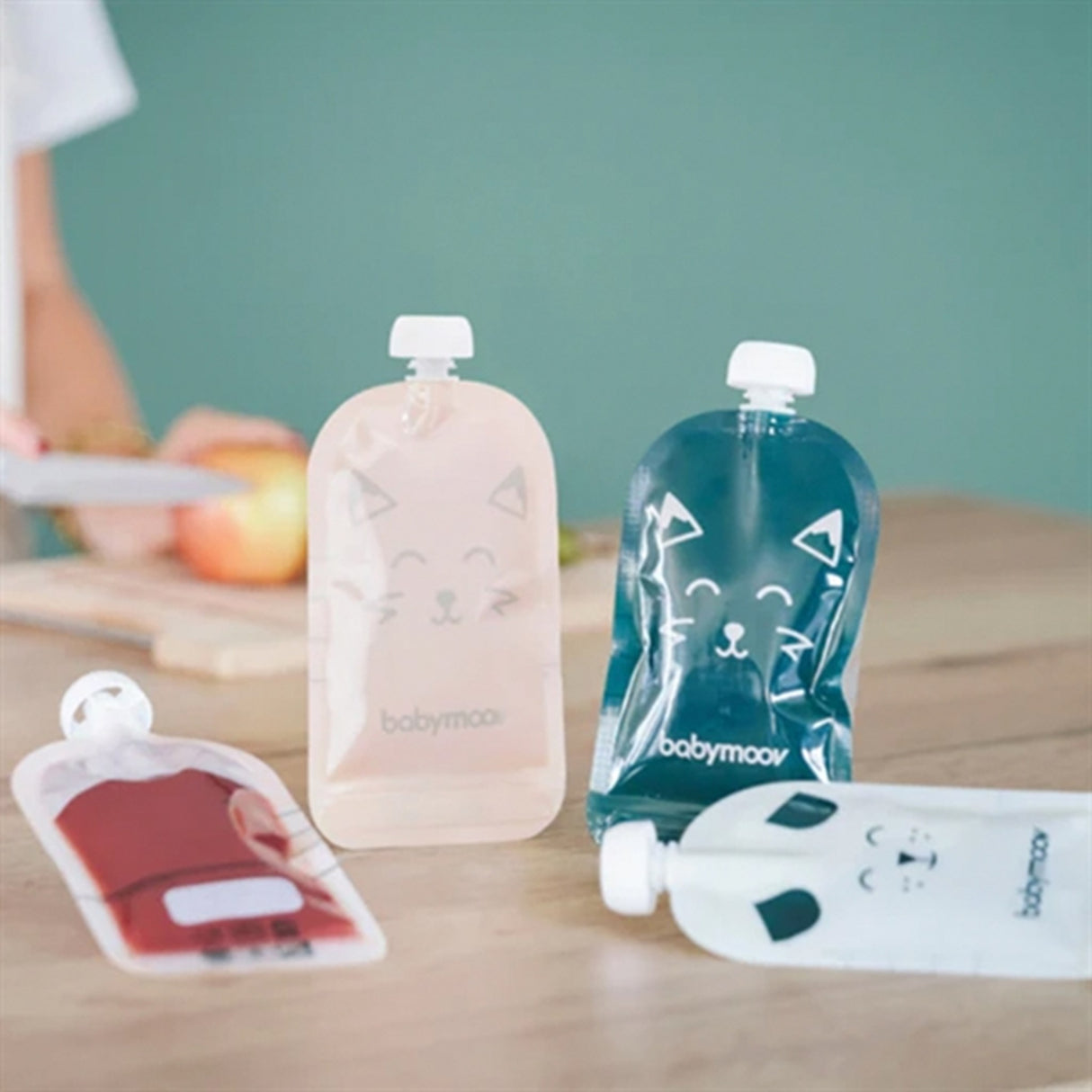 Babymoov ISY Reusable Food Pouches - 20 stk.