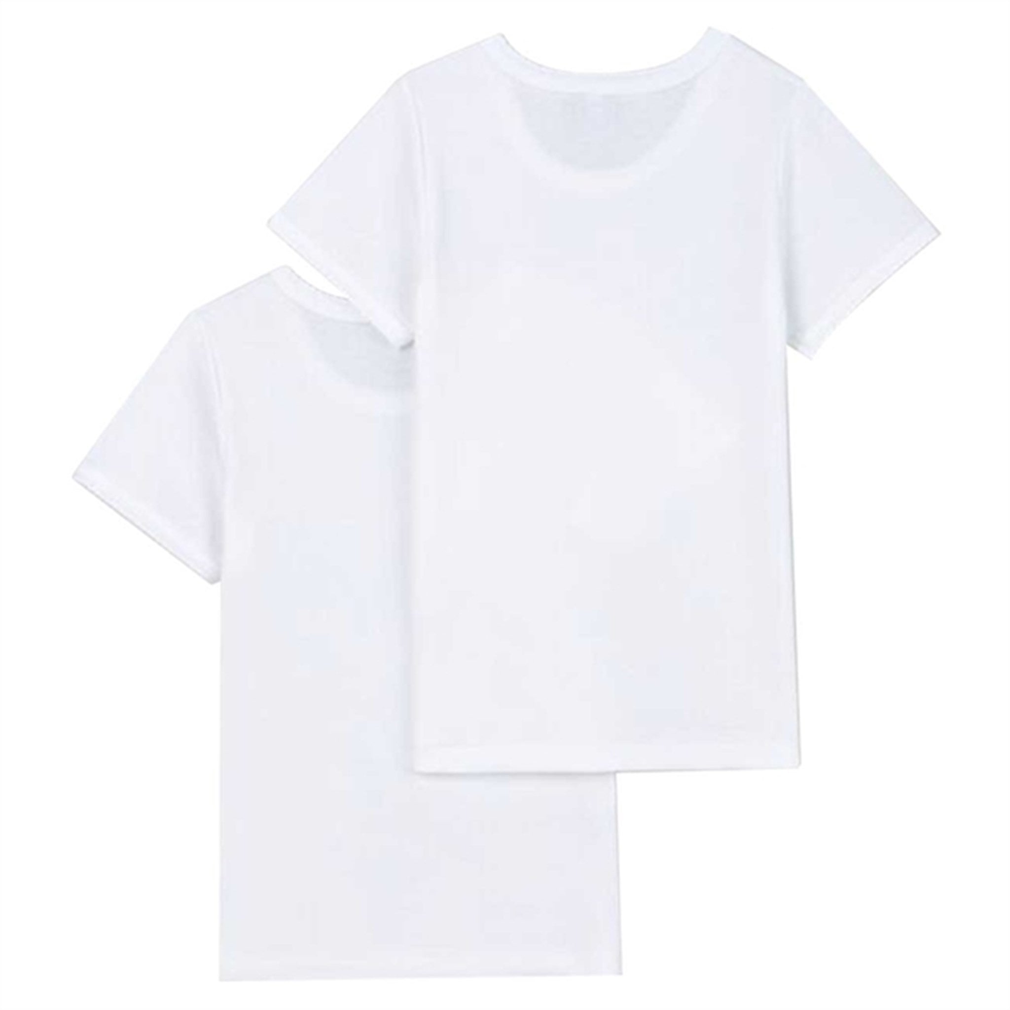 Petit Bateau T-shirt MC 2-pak White 2