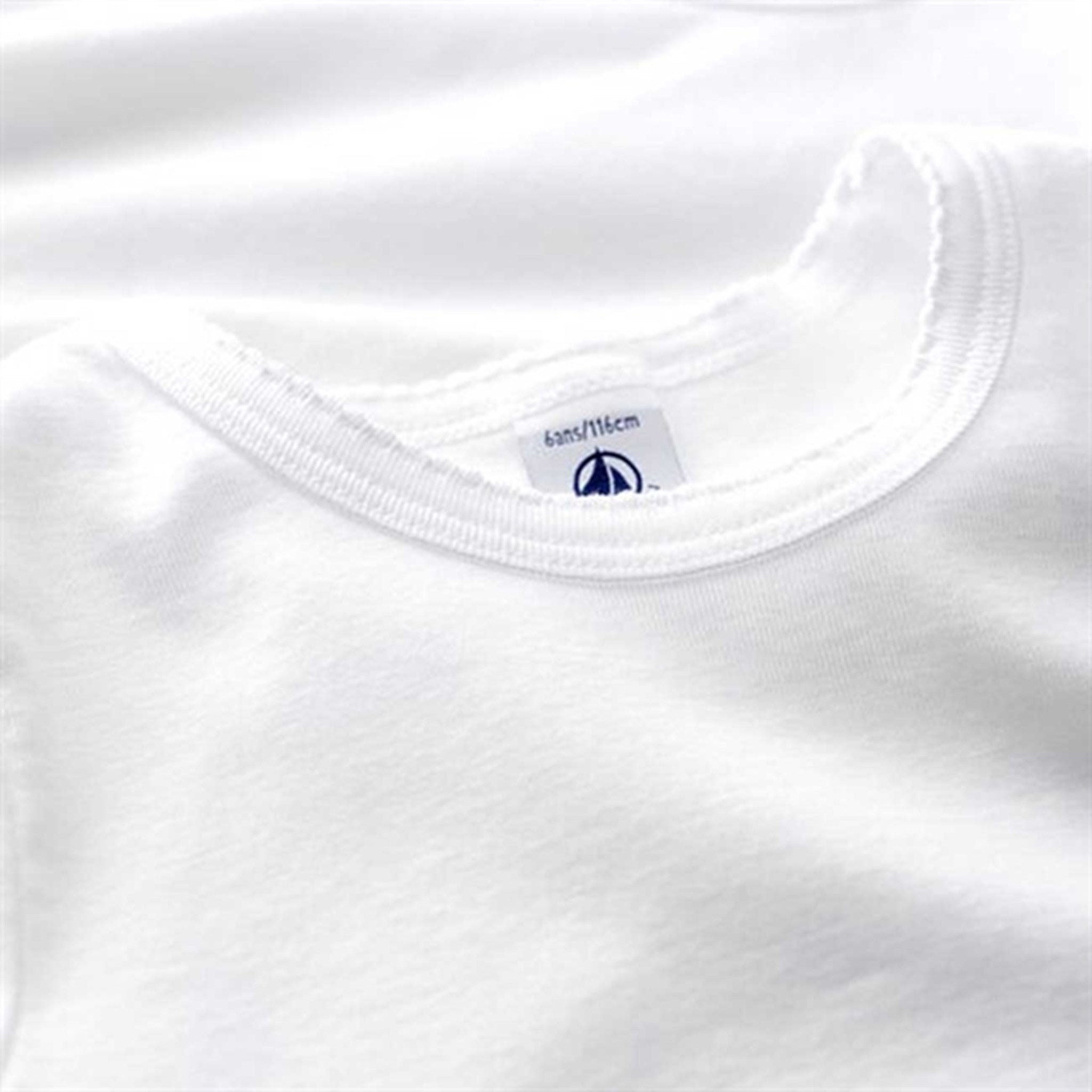 Petit Bateau T-shirt Mc 2-pack White 3