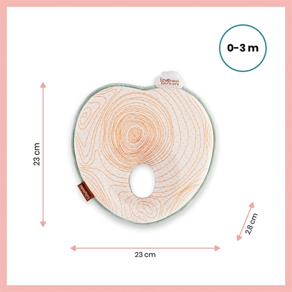 Babymoov Lovenest Baby Pillow Natural Care - Antibakteriel