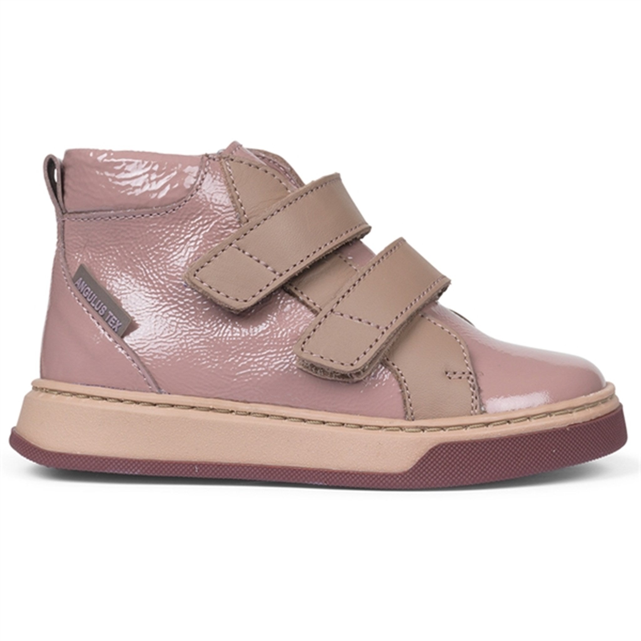 Angulus Tex Boots w Velcro Old Rose/Make-up 2