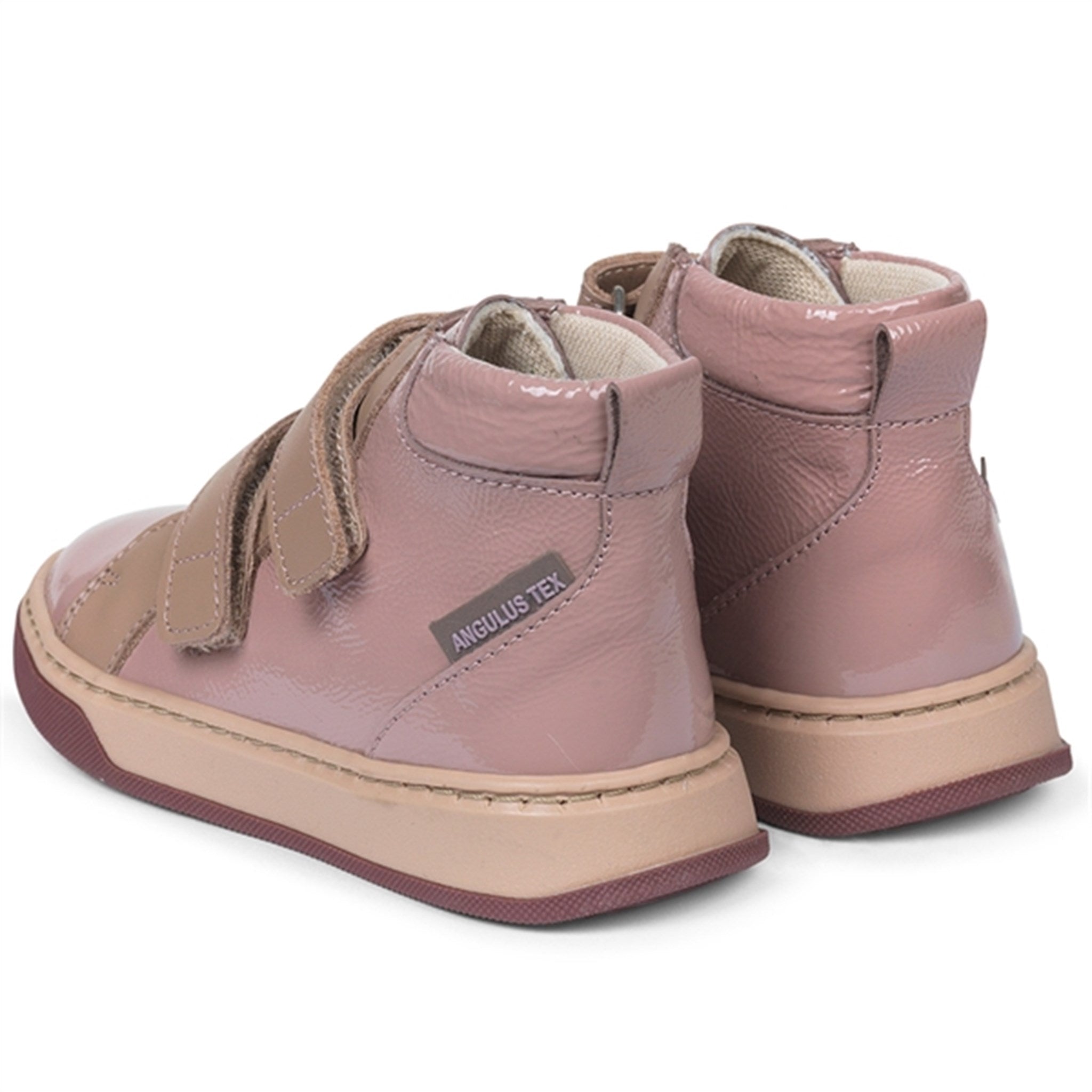 Angulus Tex Boots w Velcro Old Rose/Make-up 3
