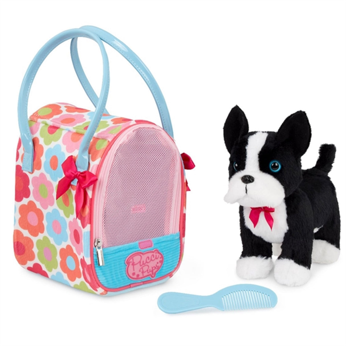 Pucci Pups Dog in Bag Flowers