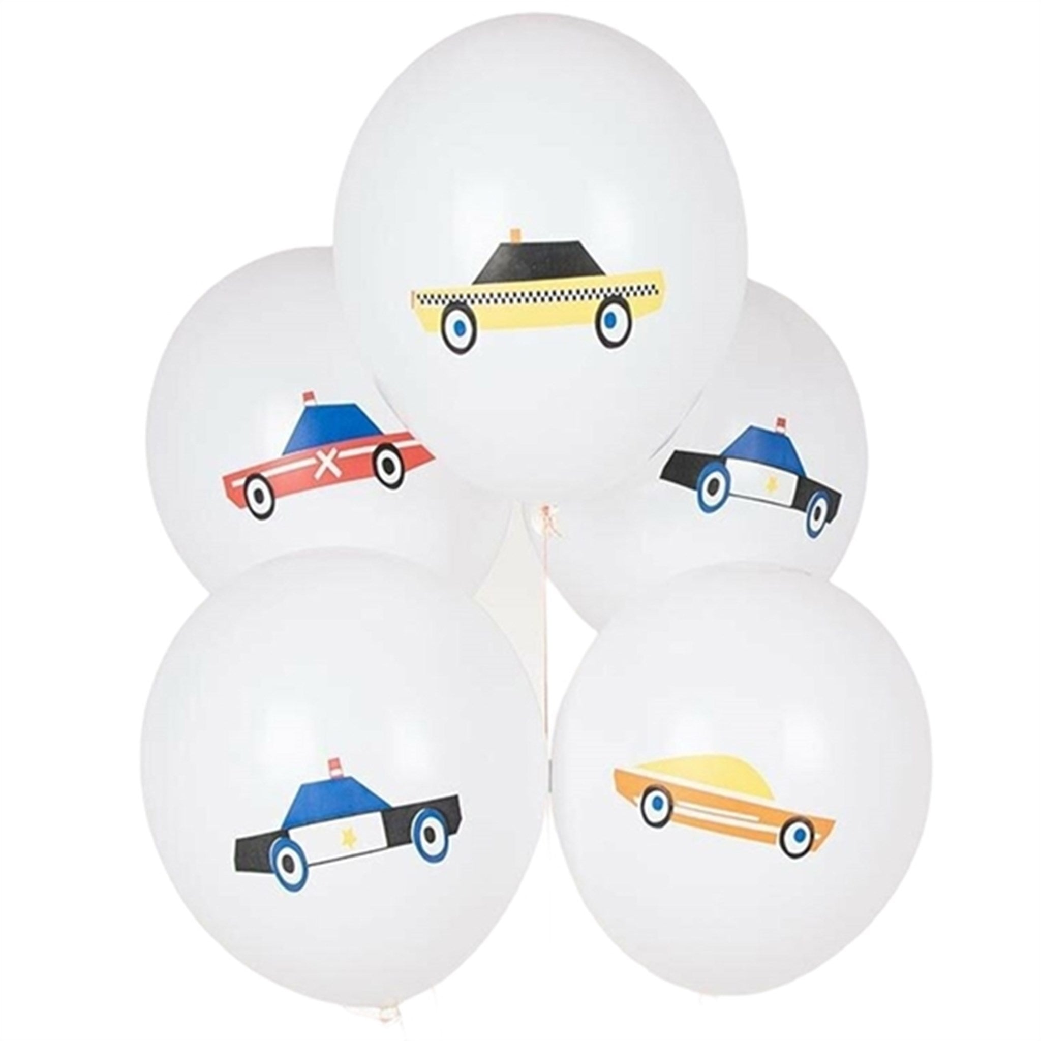My Little Day Cars Balloons 5 pcs