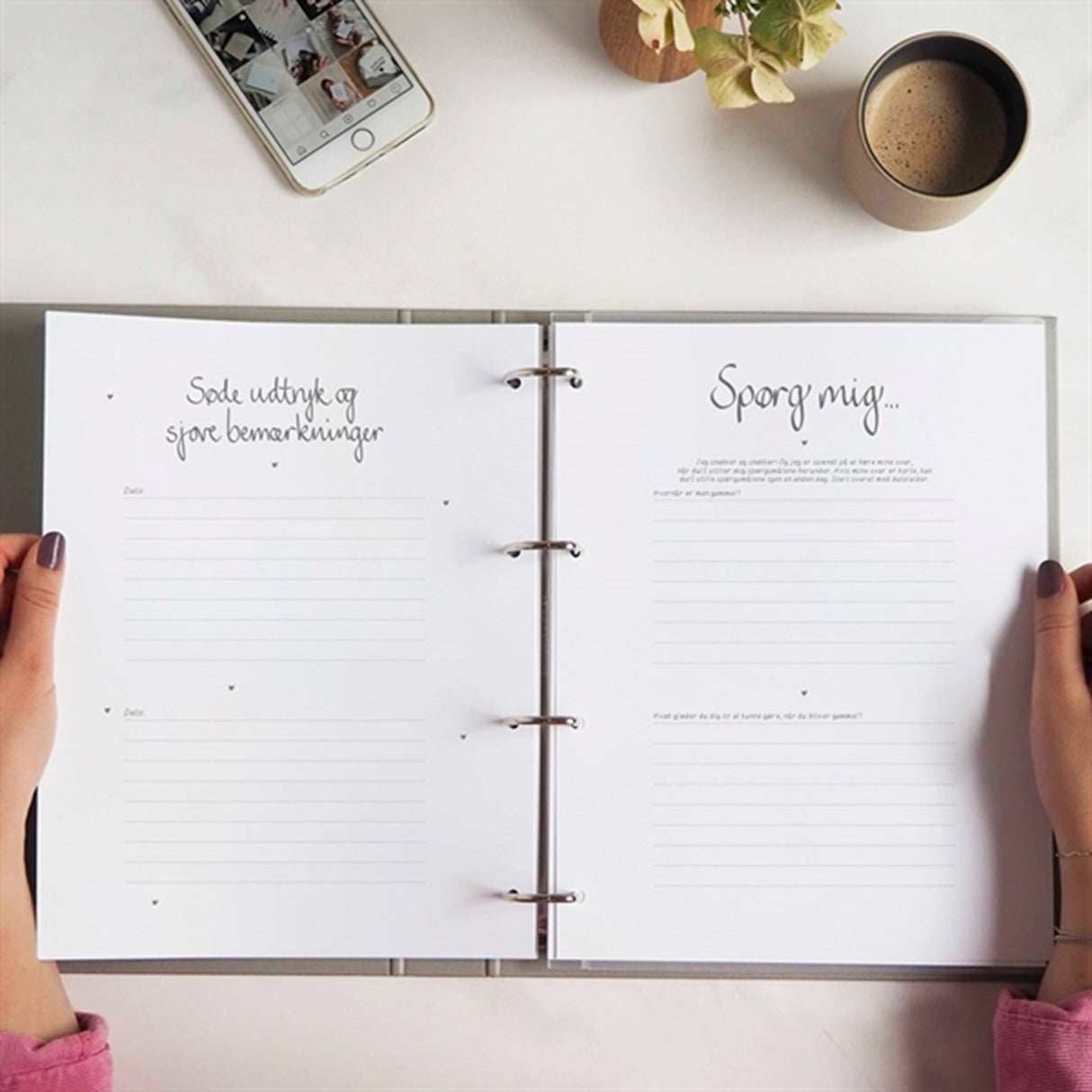 WITHWHITE Bogen Til Barnebarnet Grå Dansk