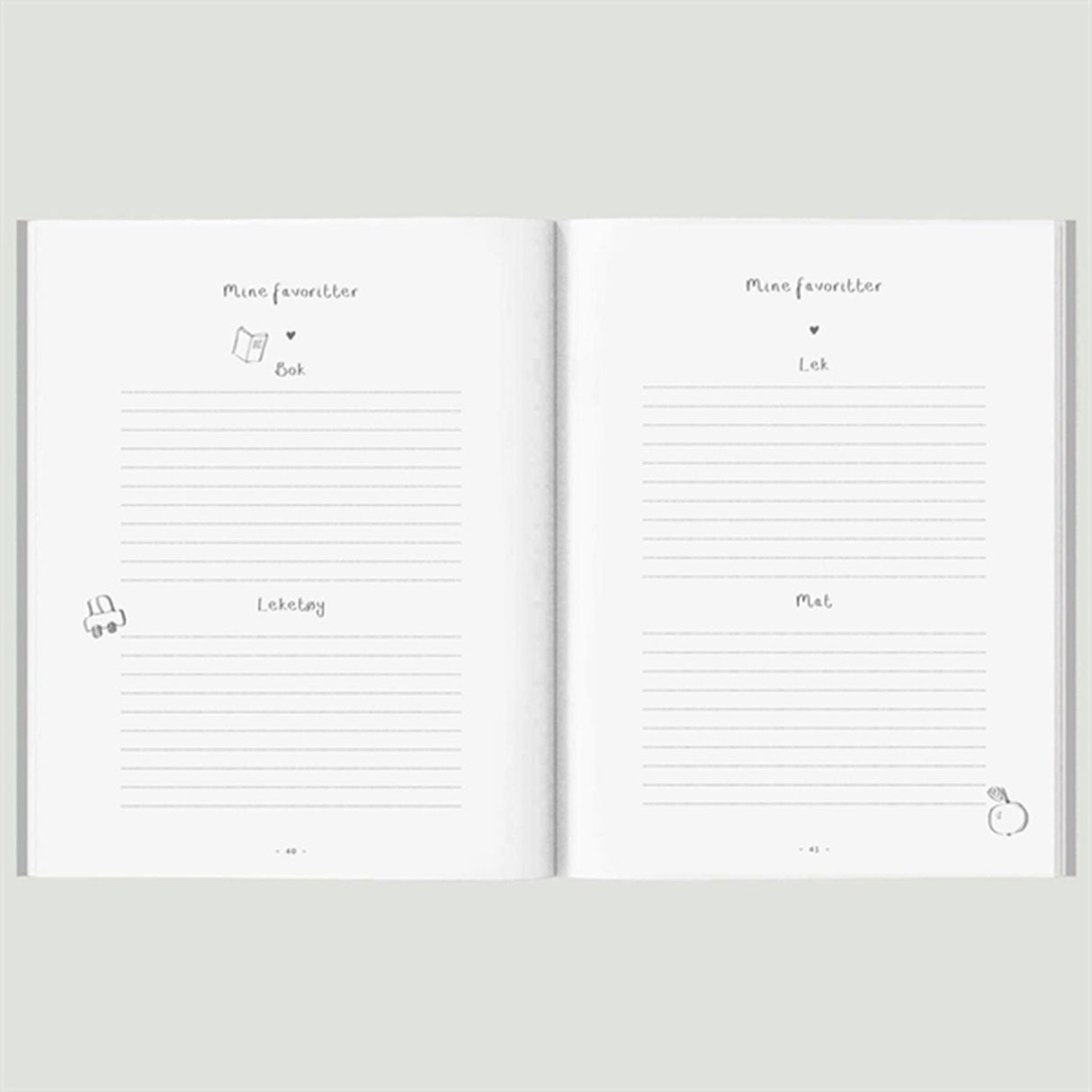 WITHWHITE Barnets Bog A5 Norsk