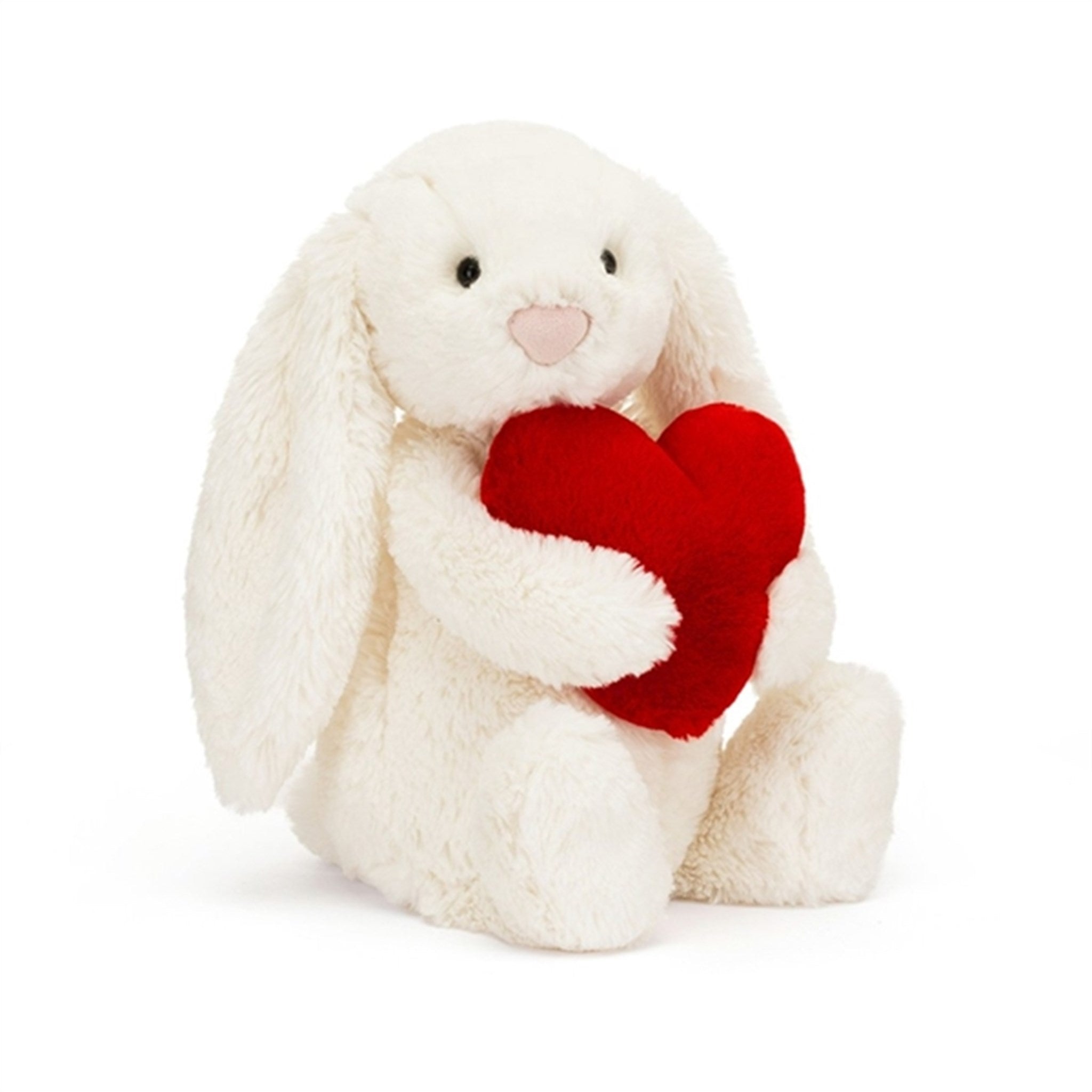 Jellycat Bashful Bunny Love with Heart Cream 31 cm