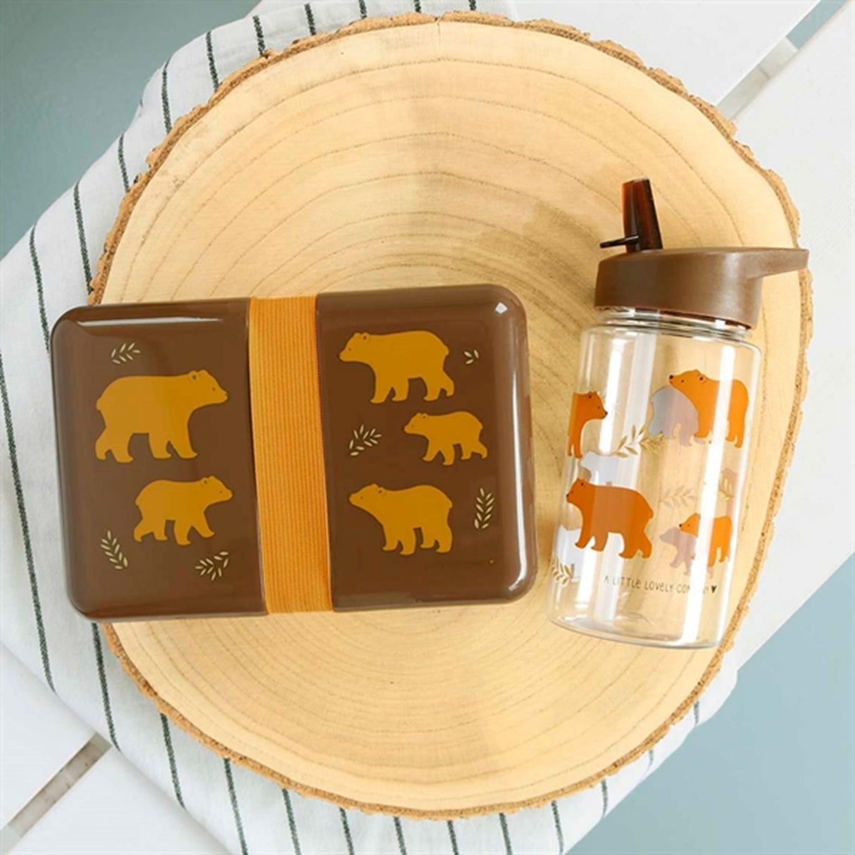 A Little Lovely Company Lunch Box Bear