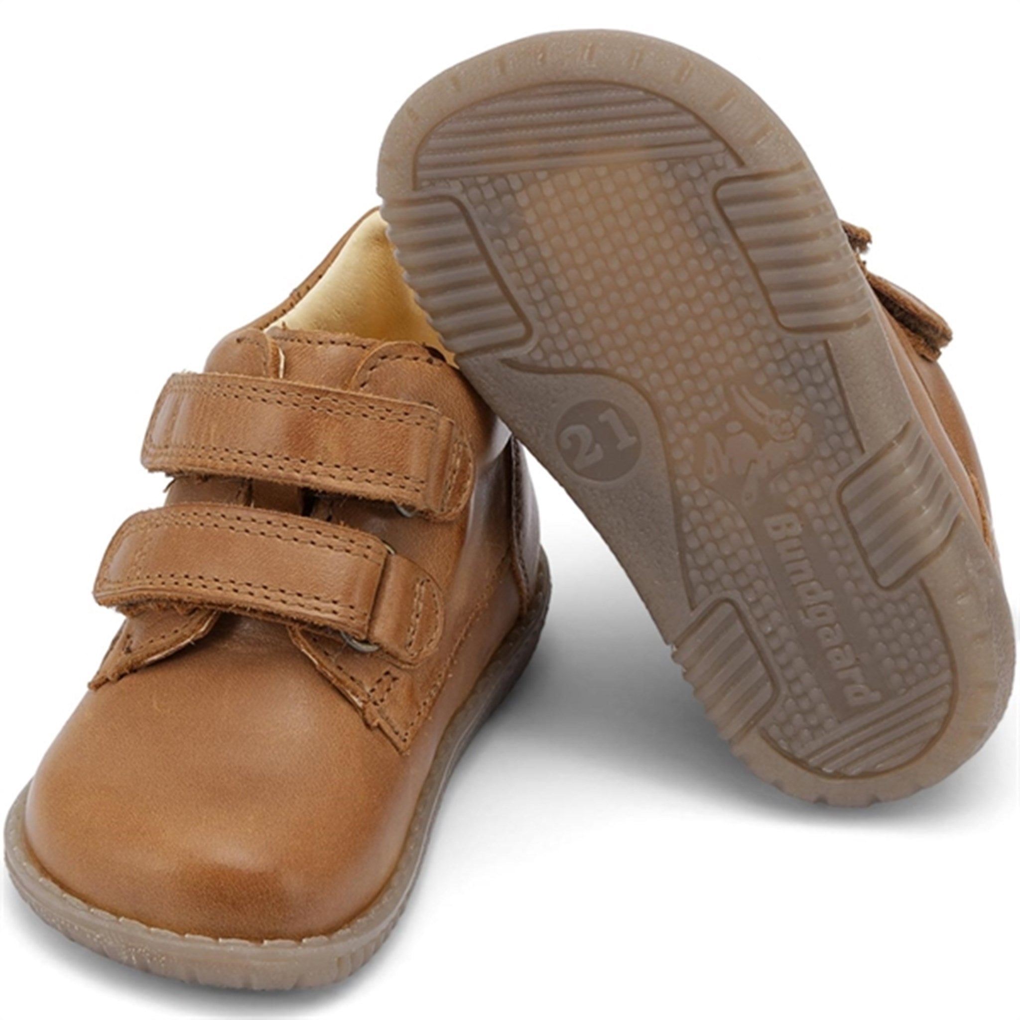 Bundgaard Ruby II Tex Velcro Tan Shoe 4