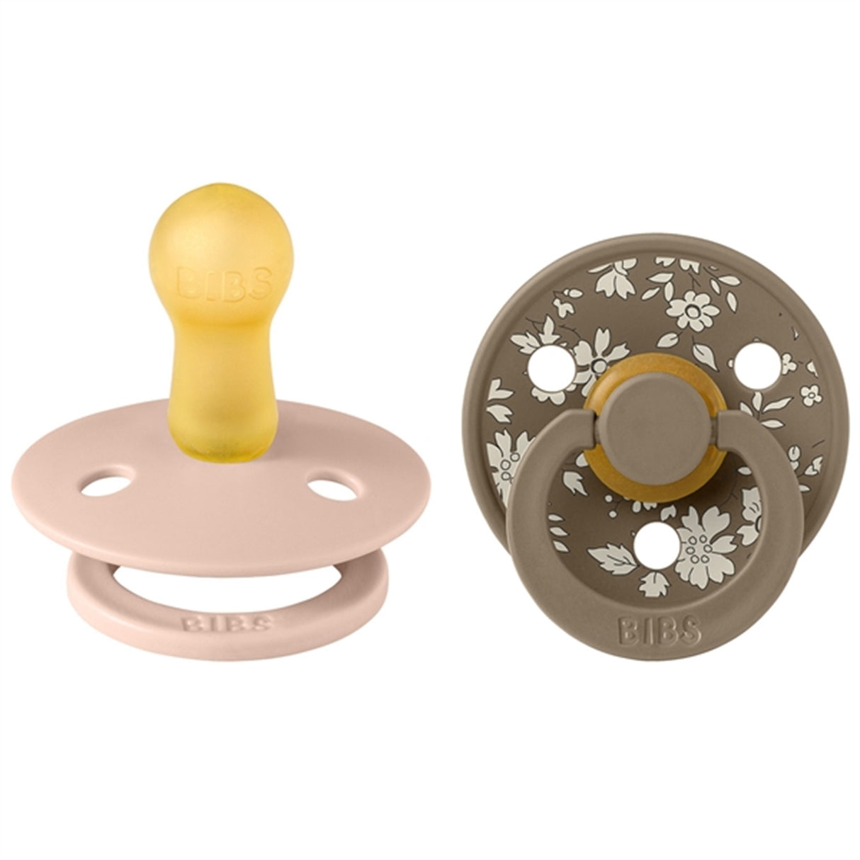 Bibs x Liberty Latex Pacifier 2-pack Capel Blush Mix