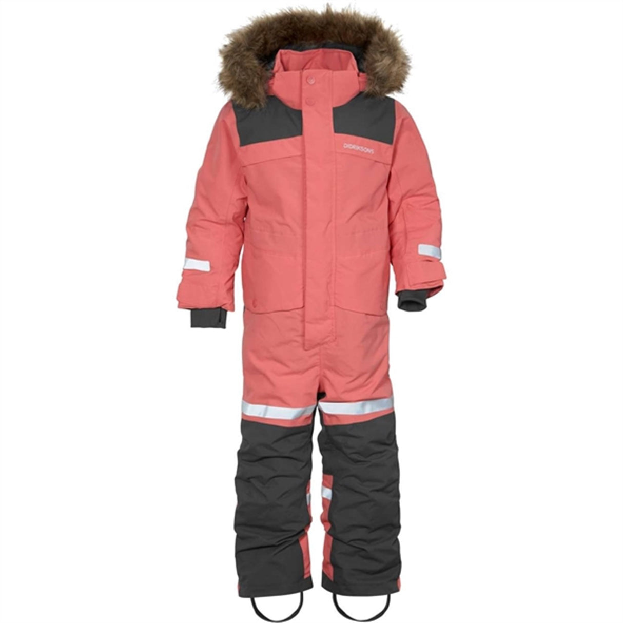 Didriksons Bjärven Peach Rose Snowsuit