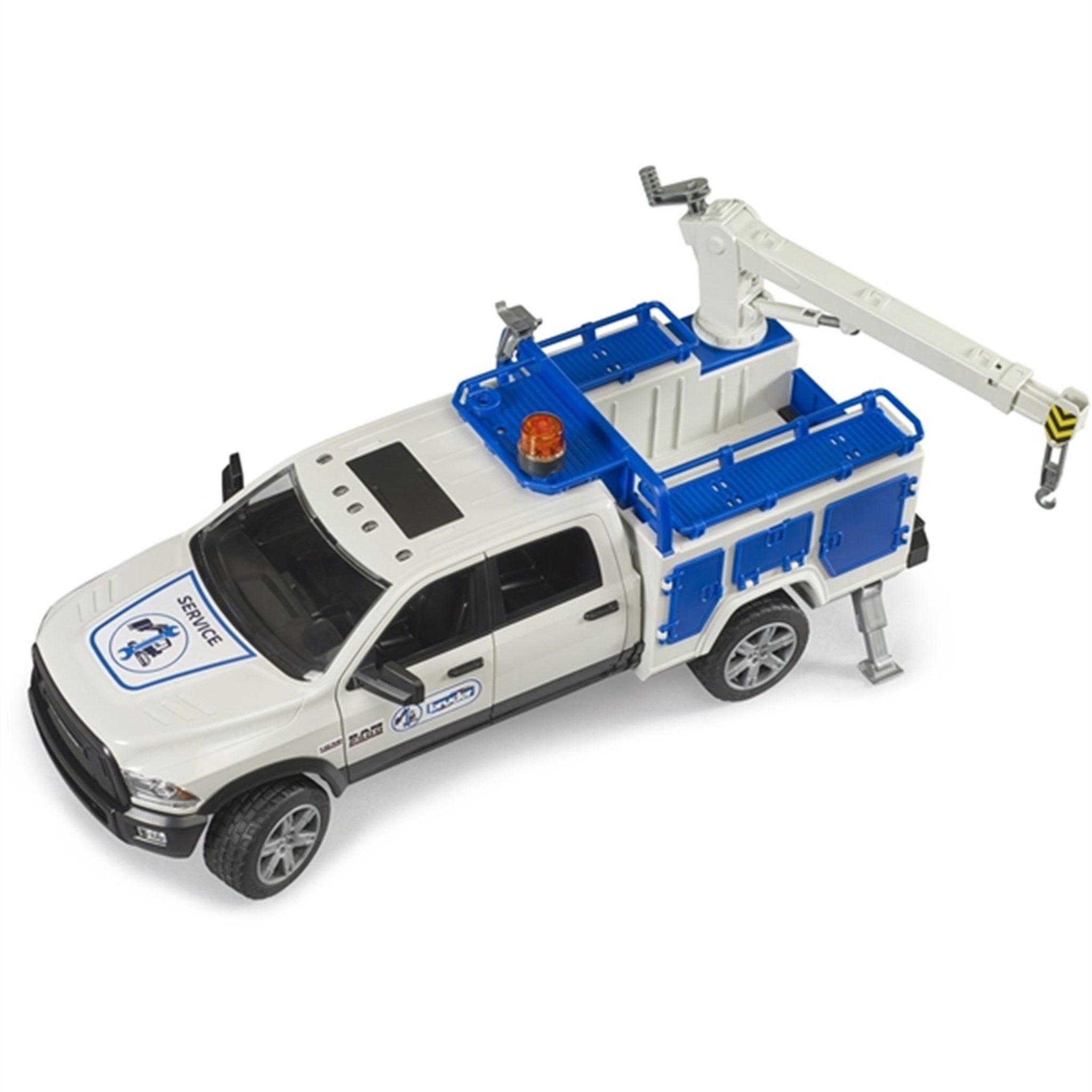 Bruder RAM 2500 Service Truck with Rotating Beacon Light 3