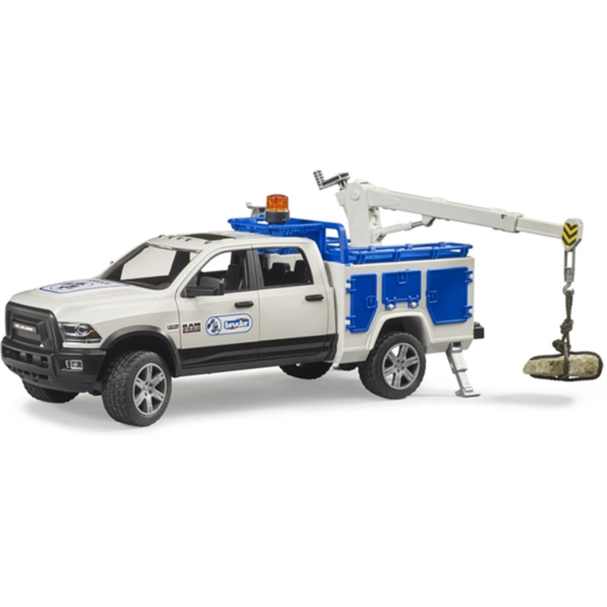 Bruder RAM 2500 Service Truck with Rotating Beacon Light