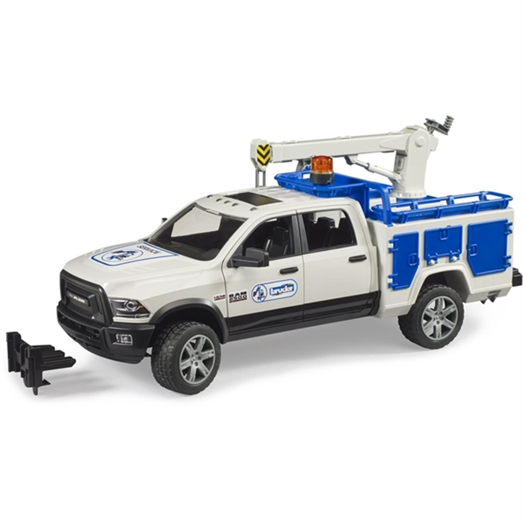 Bruder RAM 2500 Service Truck with Rotating Beacon Light 5